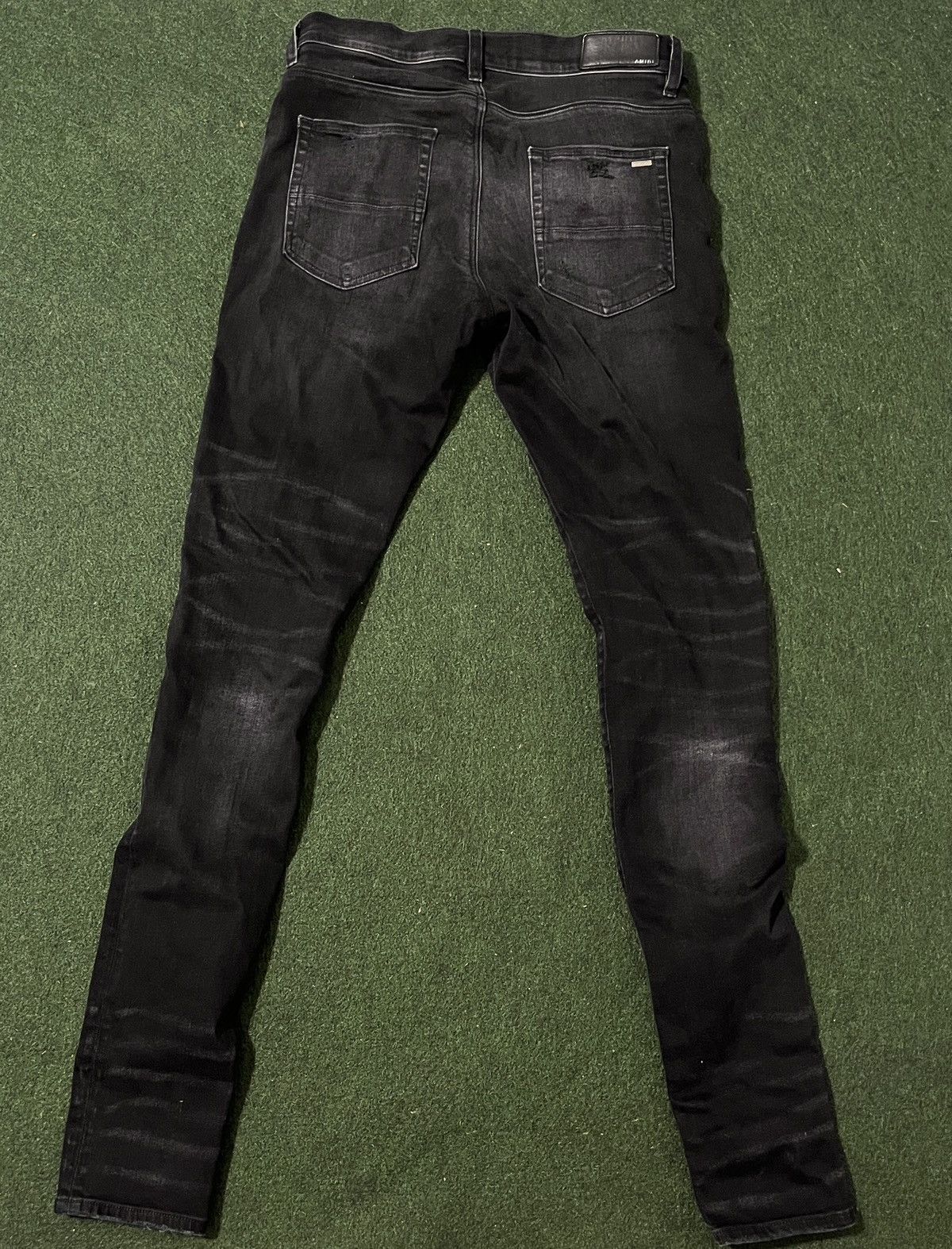 Amiri OG Amiri black stack jean with Raw Hem Rare pair size 31 Size US 31 - 3 Thumbnail