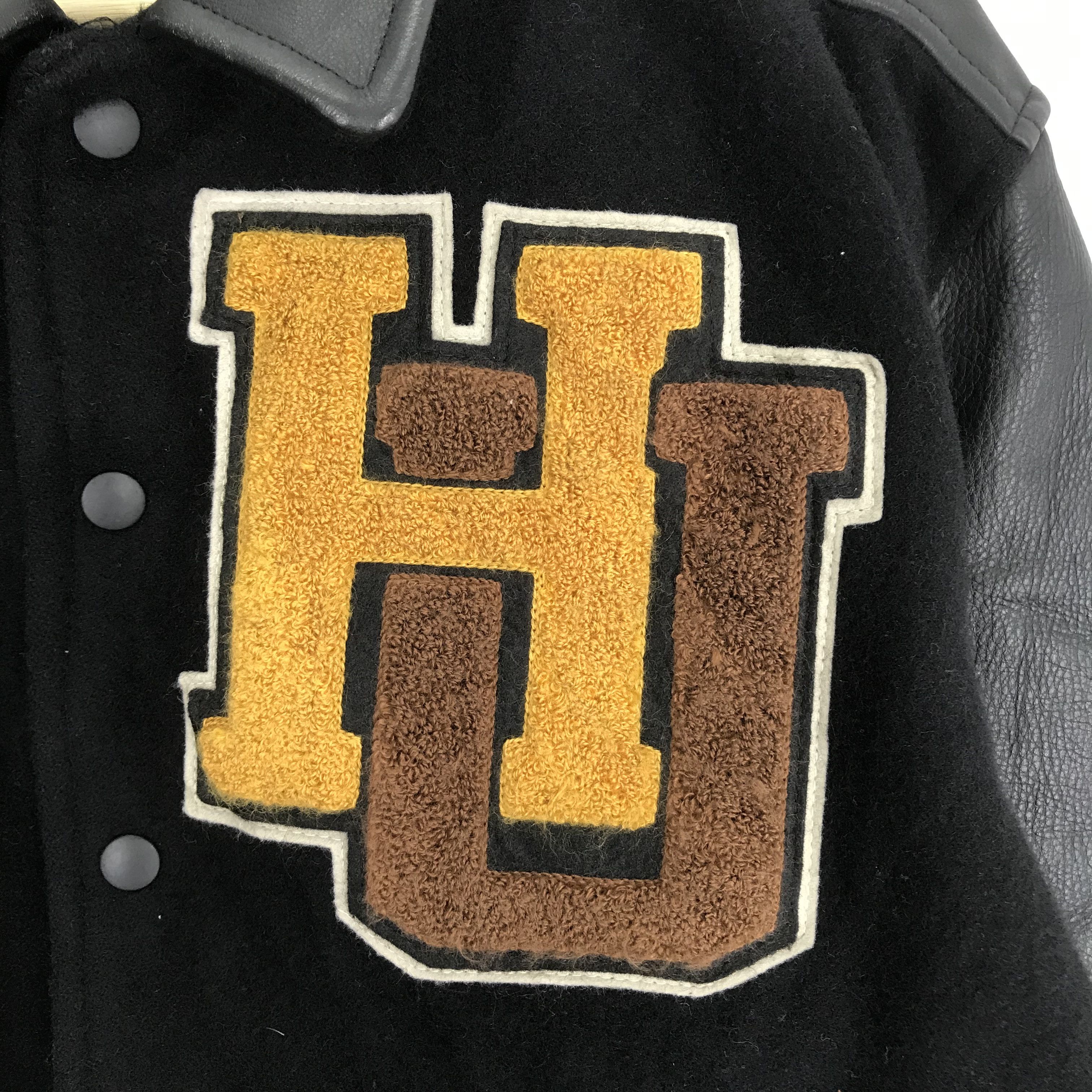 Vintage Vintage Harvard University Black Leather Varsity Homber Size US M / EU 48-50 / 2 - 6 Thumbnail