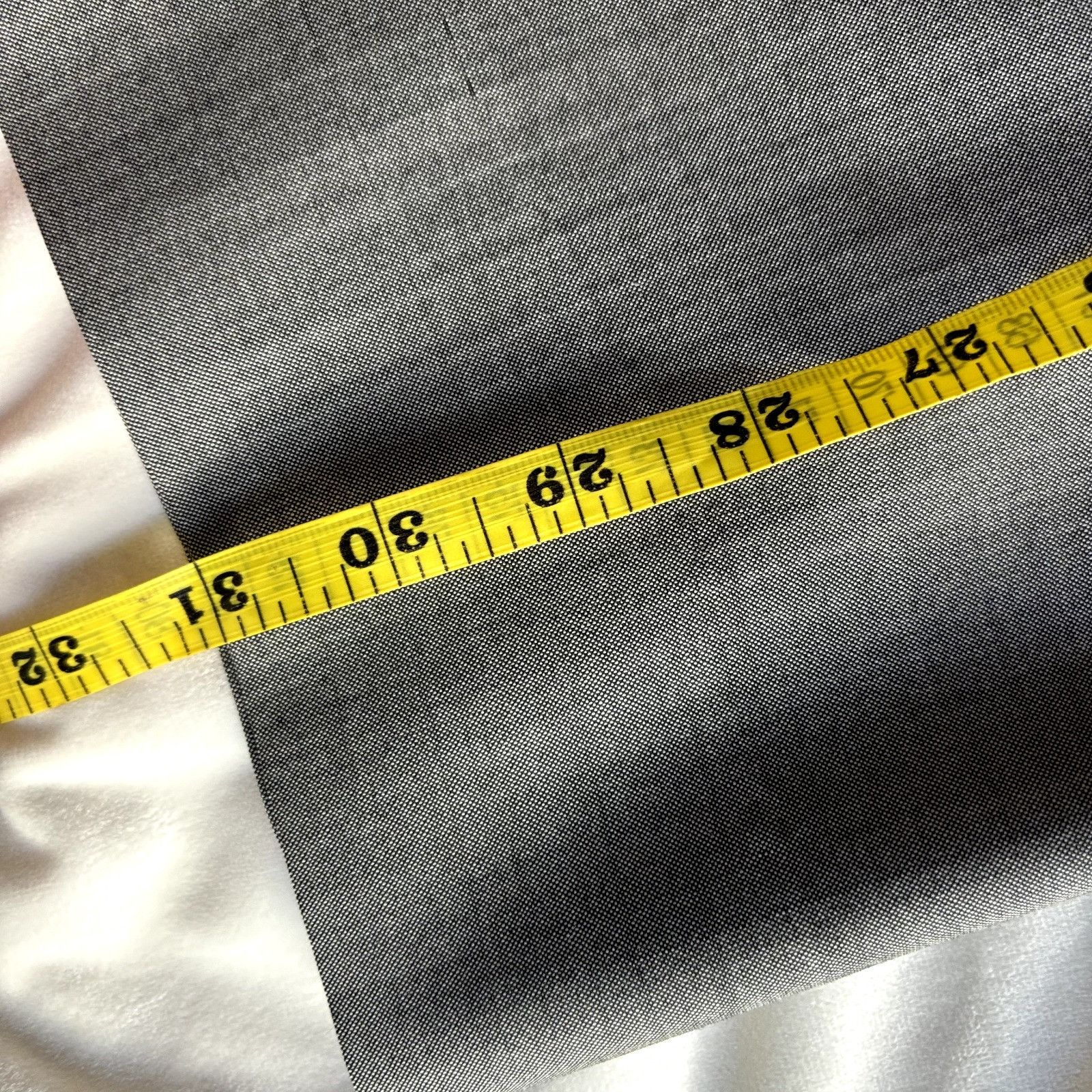 Hugo Boss Hugo Boss Huge4 Genlus3 Men's Dress Pants 36x31 Grey Wool Fl Size 36R - 9 Thumbnail