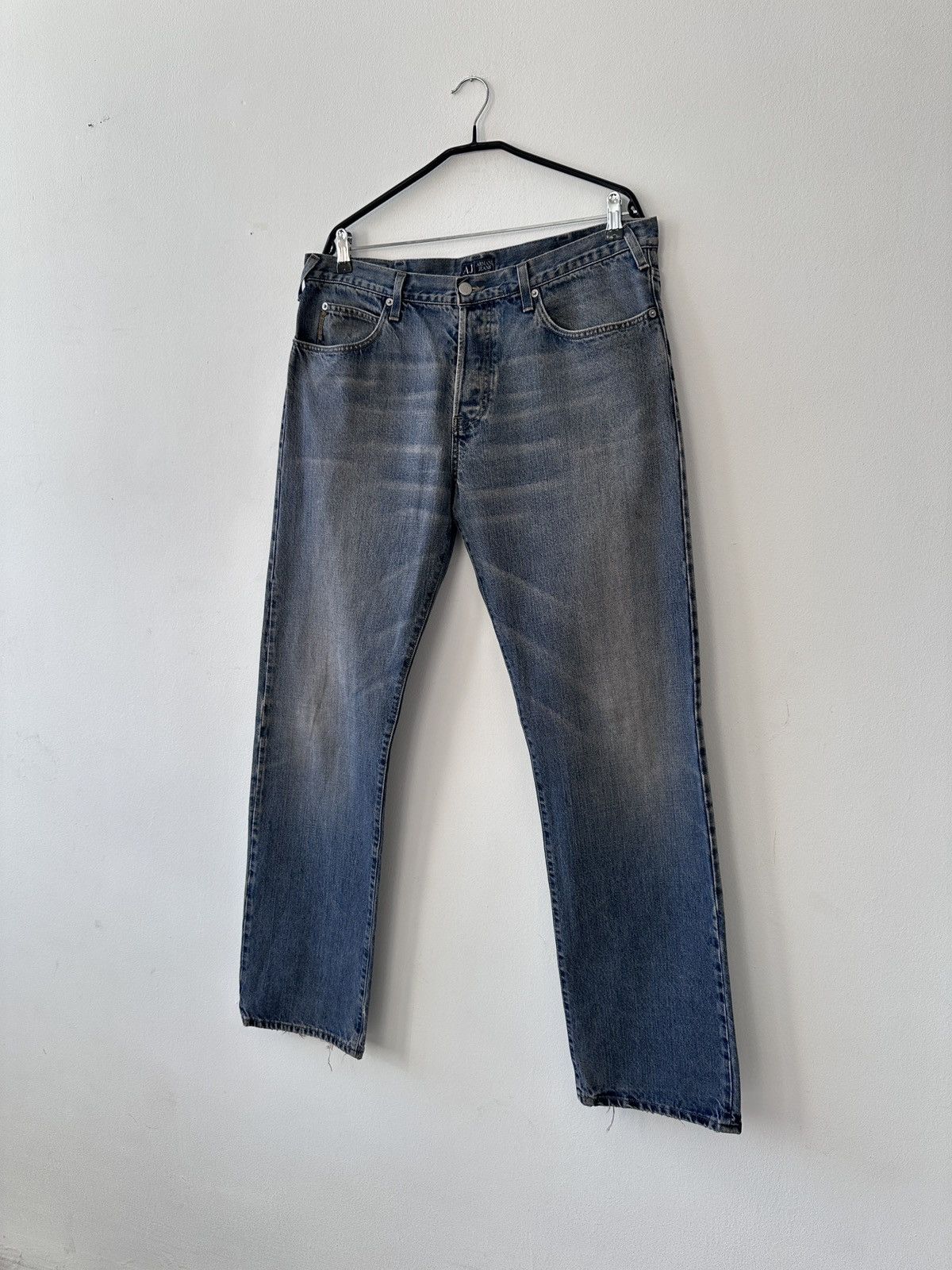 Emporio Armani Vintage Armani Jeans Indigo 002 Series Denim Size 38 Blue Size US 38 / EU 54 - 5 Thumbnail