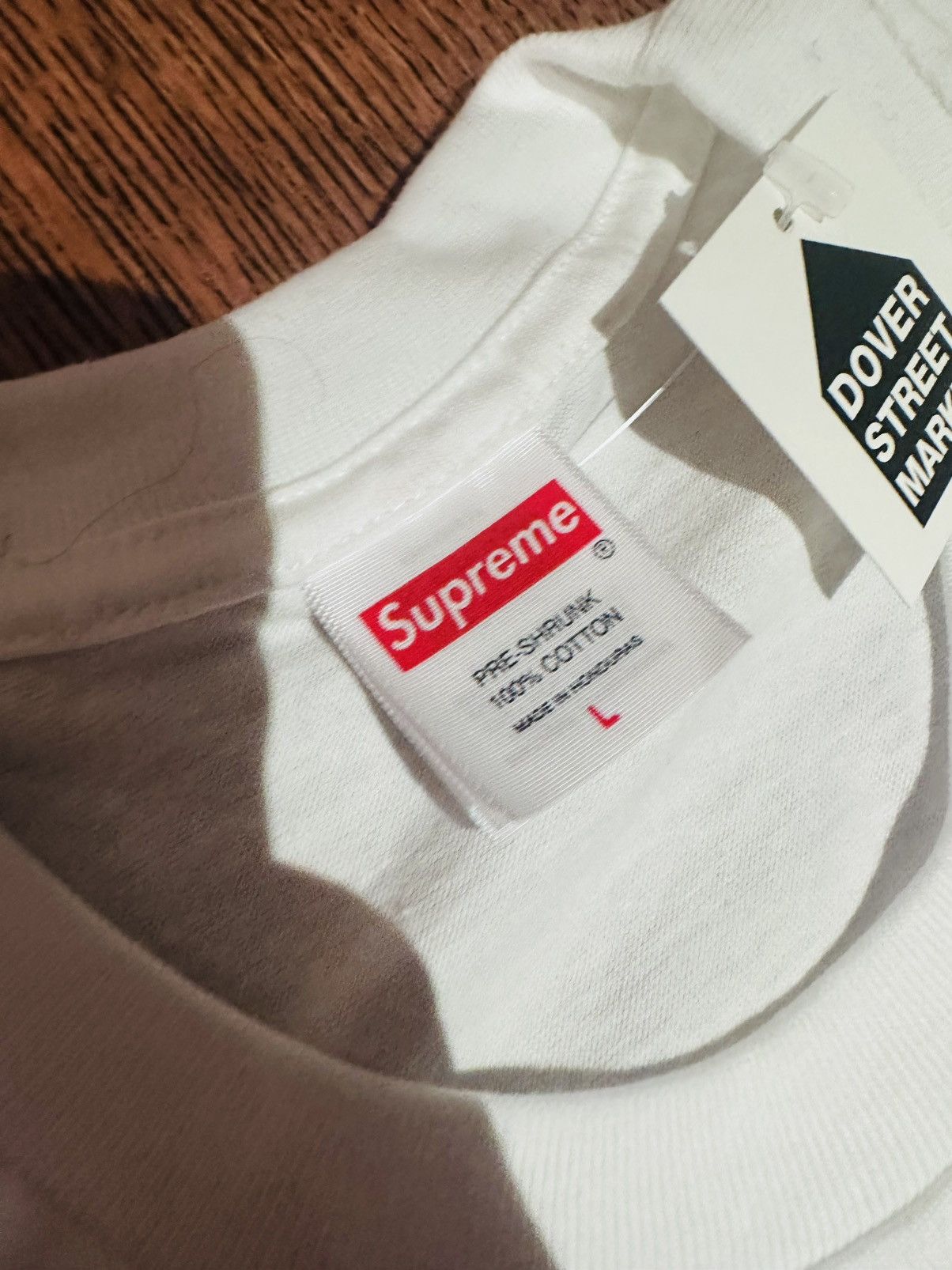 Dover Street Market × Supreme Supreme x Dover Street Market 20th Anniversary T-shirt Size US L / EU 52-54 / 3 - 4 Thumbnail