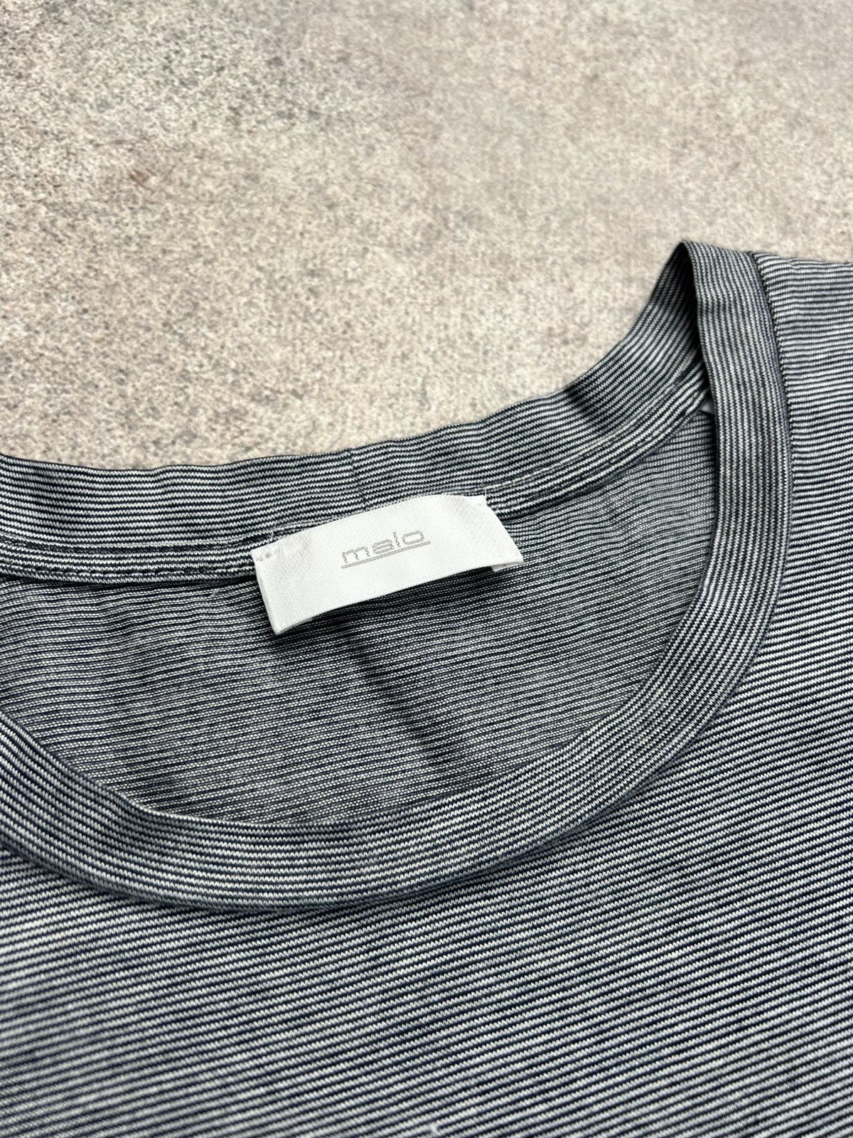 Malo Malo striped luxury t shirt Size US M / EU 48-50 / 2 - 4 Thumbnail