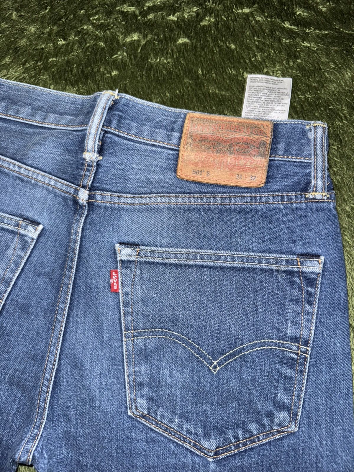 Levi's [W31/L32] Levi’s 501 S Leather Label Vintage Wash Size US 31 - 9 Thumbnail