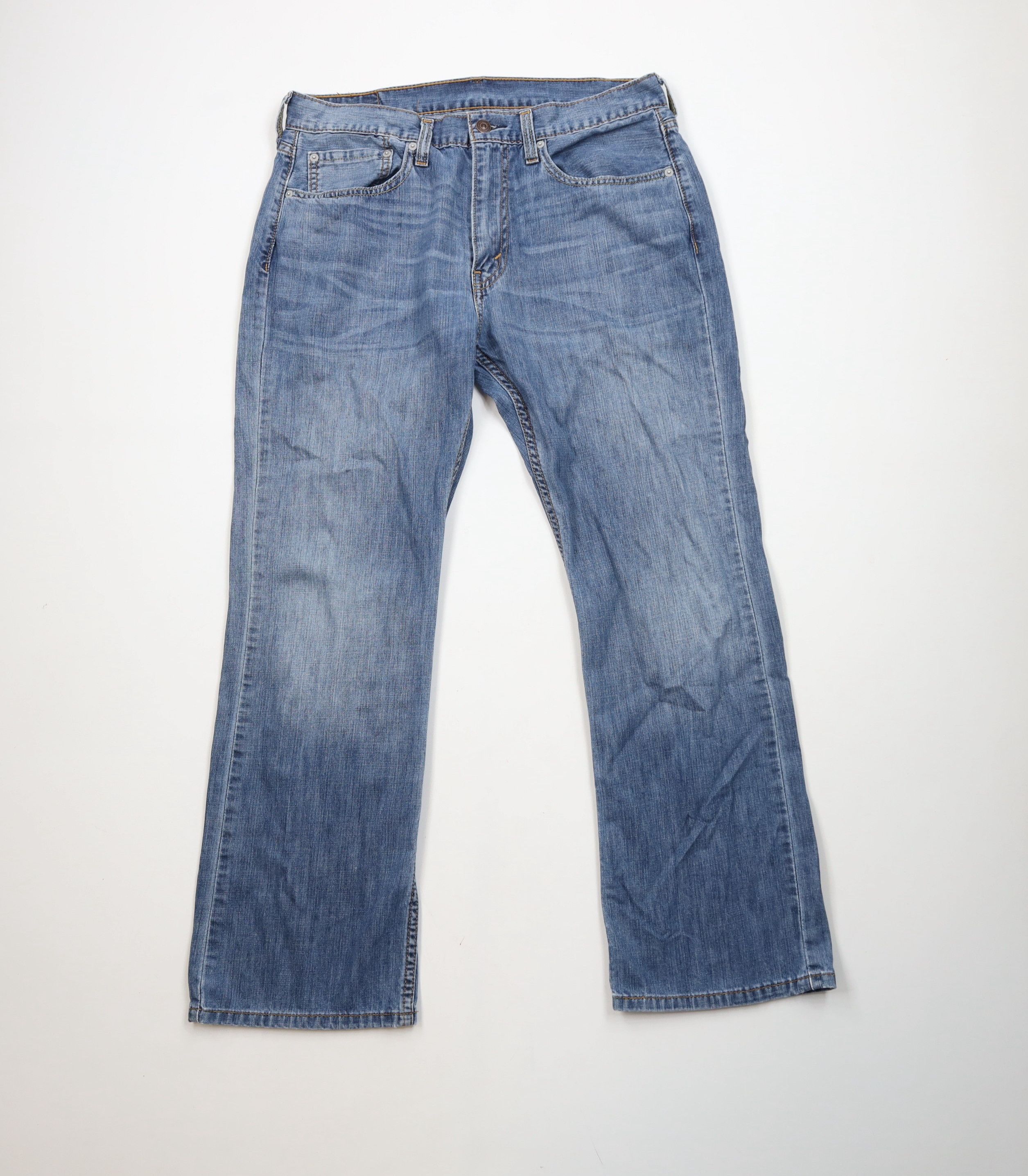 Levi's Vintage Y2K Levis 527 Fit Bootcut Wide Leg Denim Jeans Blue Size US 34 / EU 50 - 1 Thumbnail