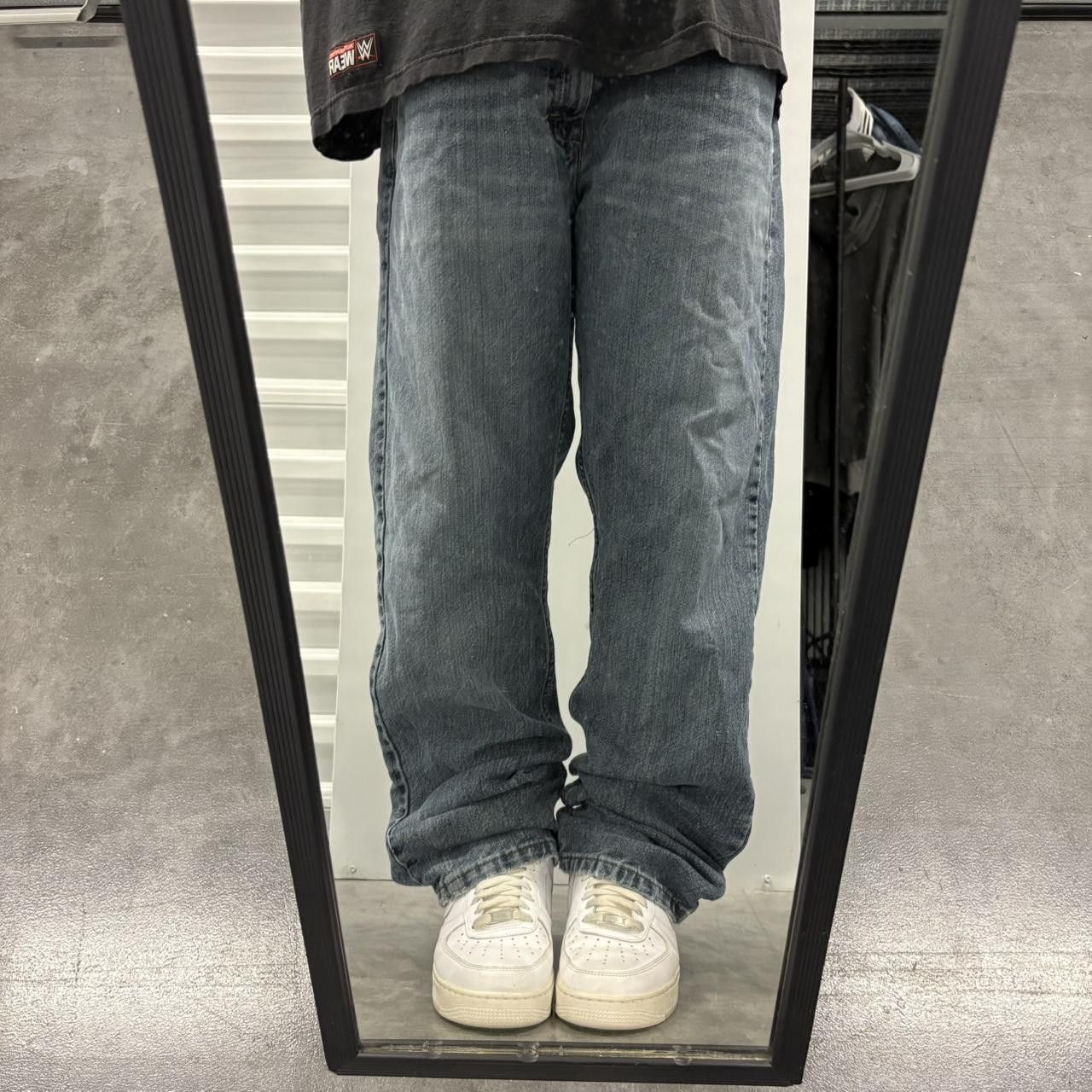 Vintage Crazy Vintage Y2K/2000s Baggy Skater Style Dark Wash Denim Jeans! Size US 38 / EU 54 - 1 Thumbnail