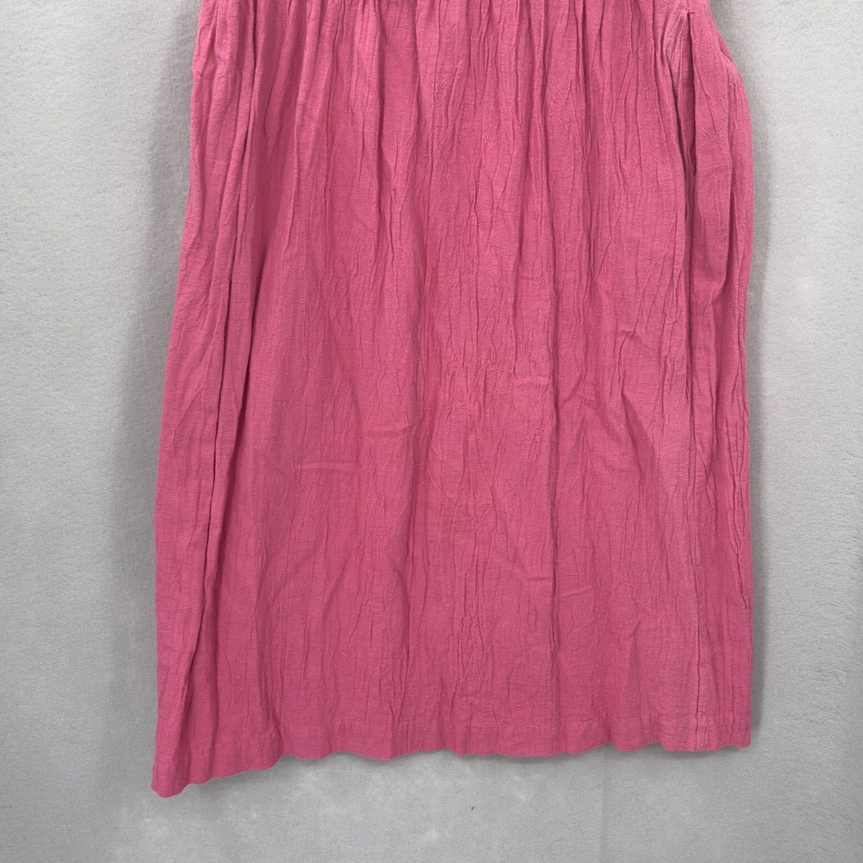 Vintage VINTAGE tumbleweeds Tumbleweeds Maxi Skirt Womens L Pink 1990s Casual Cotton Arts & Crafts Womens Size 36" / US 14 / IT 50 - 3 Thumbnail