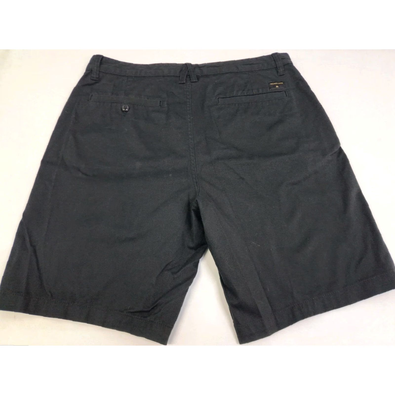 Quiksilver Quiksilver Men's Regular Fit Black Chino Shorts Size 34/9" P/C/SP #6842 Size US 34 / EU 50 - 3 Thumbnail