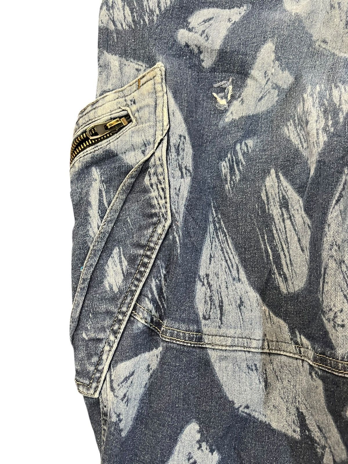 Japanese Brand Vintage TS Design Cargo Artwork Denim Size US 34 / EU 50 - 9 Thumbnail