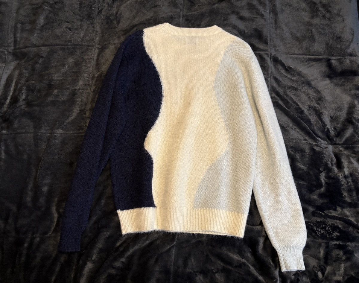 Golf Wang × Golf le Fleur × Tyler The Creator Golf Wang Wavy Knit Sweater (Blue) Size US M / EU 48-50 / 2 - 2 Thumbnail