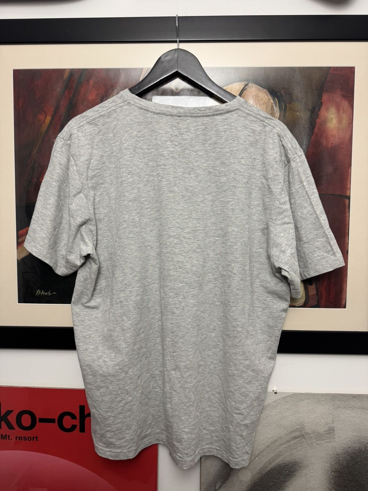 Stussy Tee World Tour Gray Streetwear Hype Surf Skate Y2k