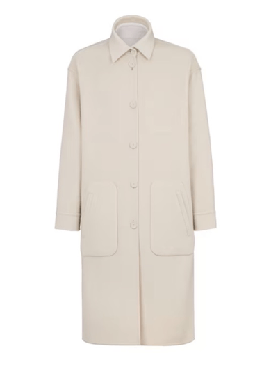 image of Fendi O1Loc1C0124 Coat In White, Men's (Size Medium)