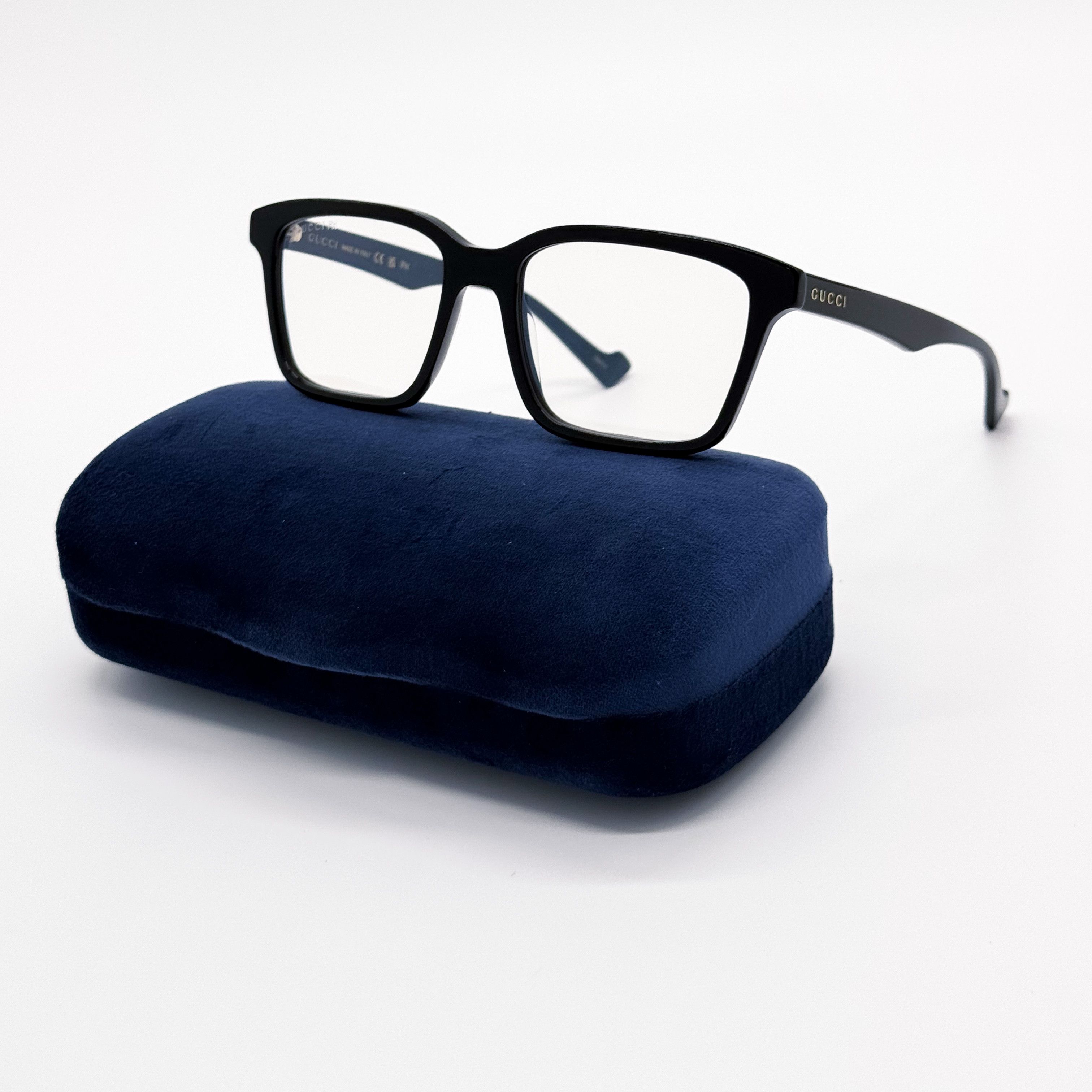 Gucci NEW GUCCI EYEGLASSES SQUARE BLACK MEN GUCCI GG0964S 001 Size ONE SIZE - 2 Thumbnail