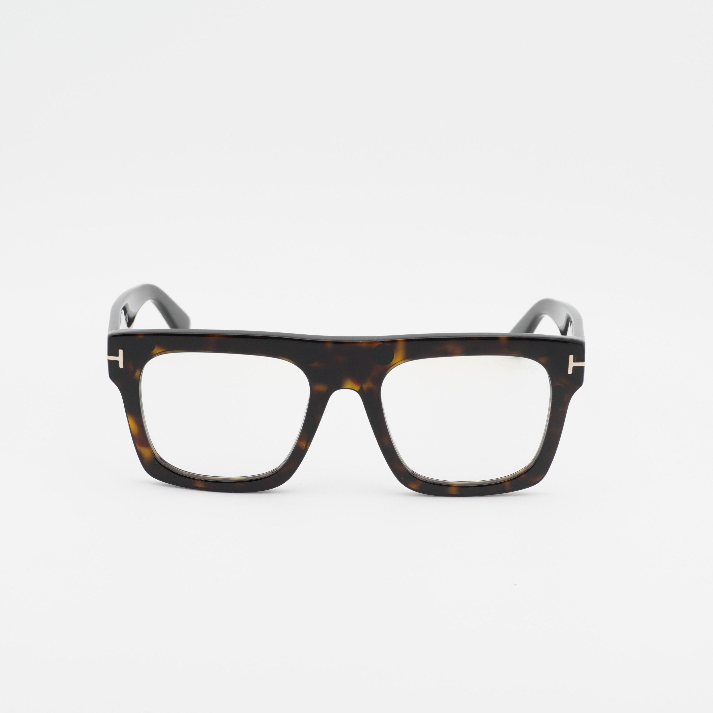 Tom Ford Tom Ford FT6068-B 052 Eyeglasses Havana 53mm Square Frame Size ONE SIZE - 7 Thumbnail