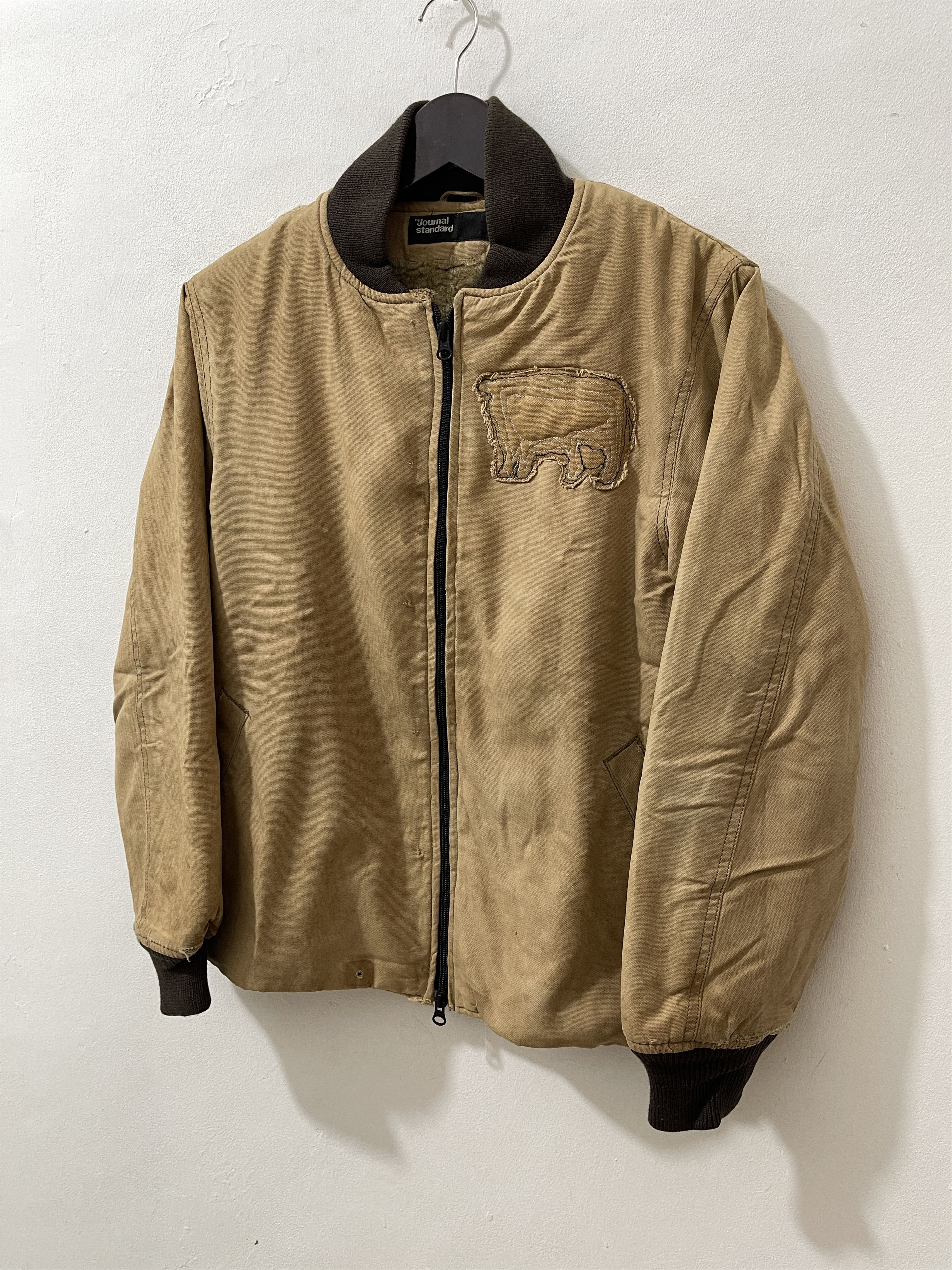 Japanese Brand Vintage Thrashed Journal Standard Japan Duck Bomber Jacket Size US M / EU 48-50 / 2 - 2 Thumbnail