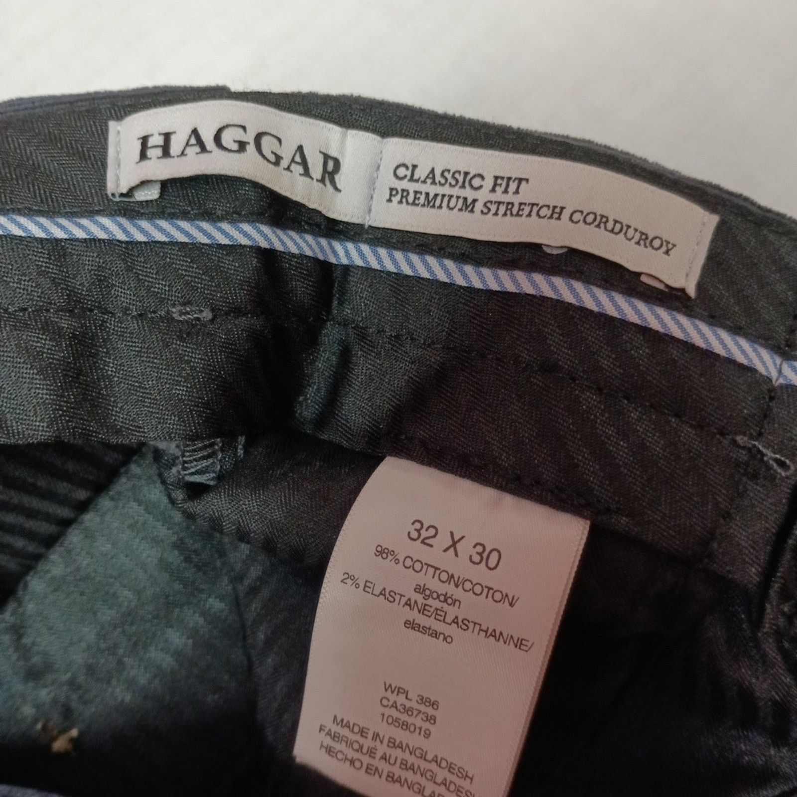 Haggar Haggar Premium Stretch Cord Pants 32x30 Corduroy Classic Fit Size US 32 / EU 48 - 6 Thumbnail