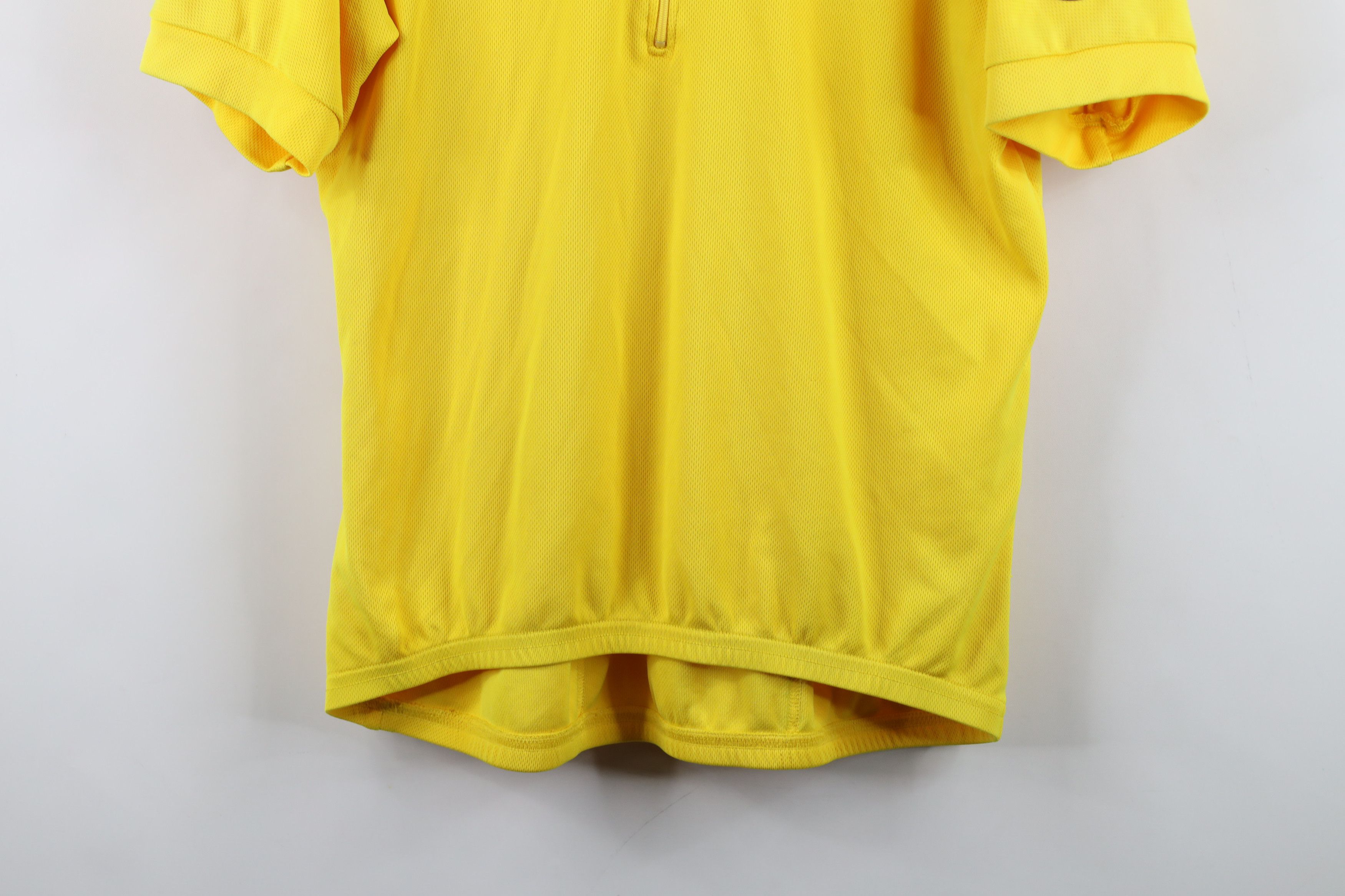 Canari Vintage 90s Canari Half Zip Bicycle Cycling Jersey Yellow Size US L / EU 52-54 / 3 - 3 Thumbnail