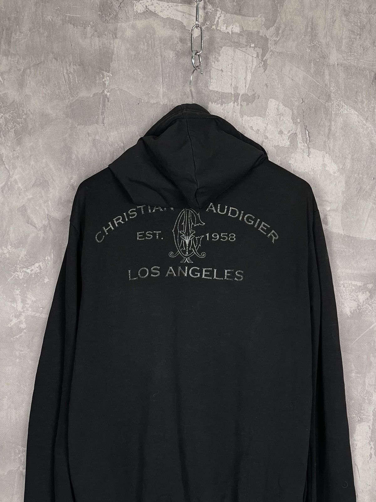 Christian Audigier × Ed Hardy × Vintage Vintage Zip Hoodie Christian Audiger Rare Size XL / US 12-14 / IT 48-50 - 9 Thumbnail