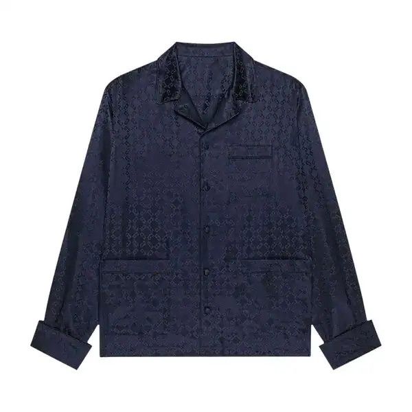 Givenchy o1mle0426 Payjama Shirt in Blue Size US M / EU 48-50 / 2 - 1 Preview