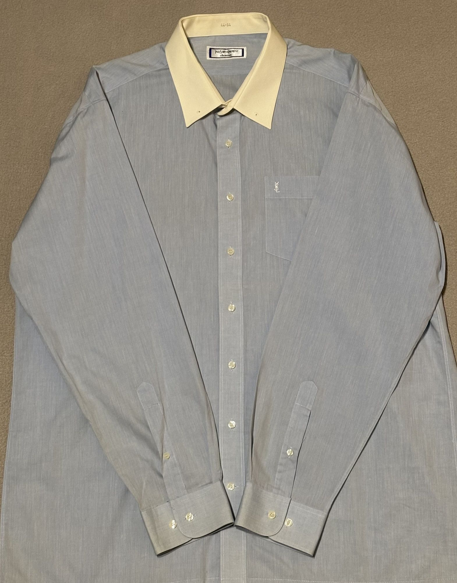 Yves Saint Laurent Yves Saint Laurent shirt size 44 Size US XXL / EU 58 / 5 - 8 Thumbnail