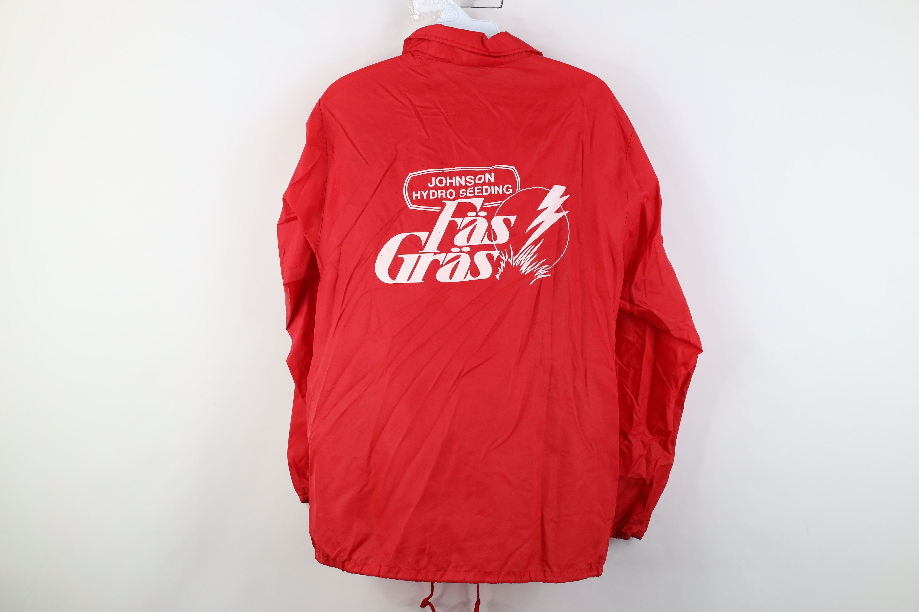 Vintage Vintage 70s 80s Johnson Hydro Seeding Fas Windbreaker Jacket Size US S / EU 44-46 / 1 - 16 Thumbnail