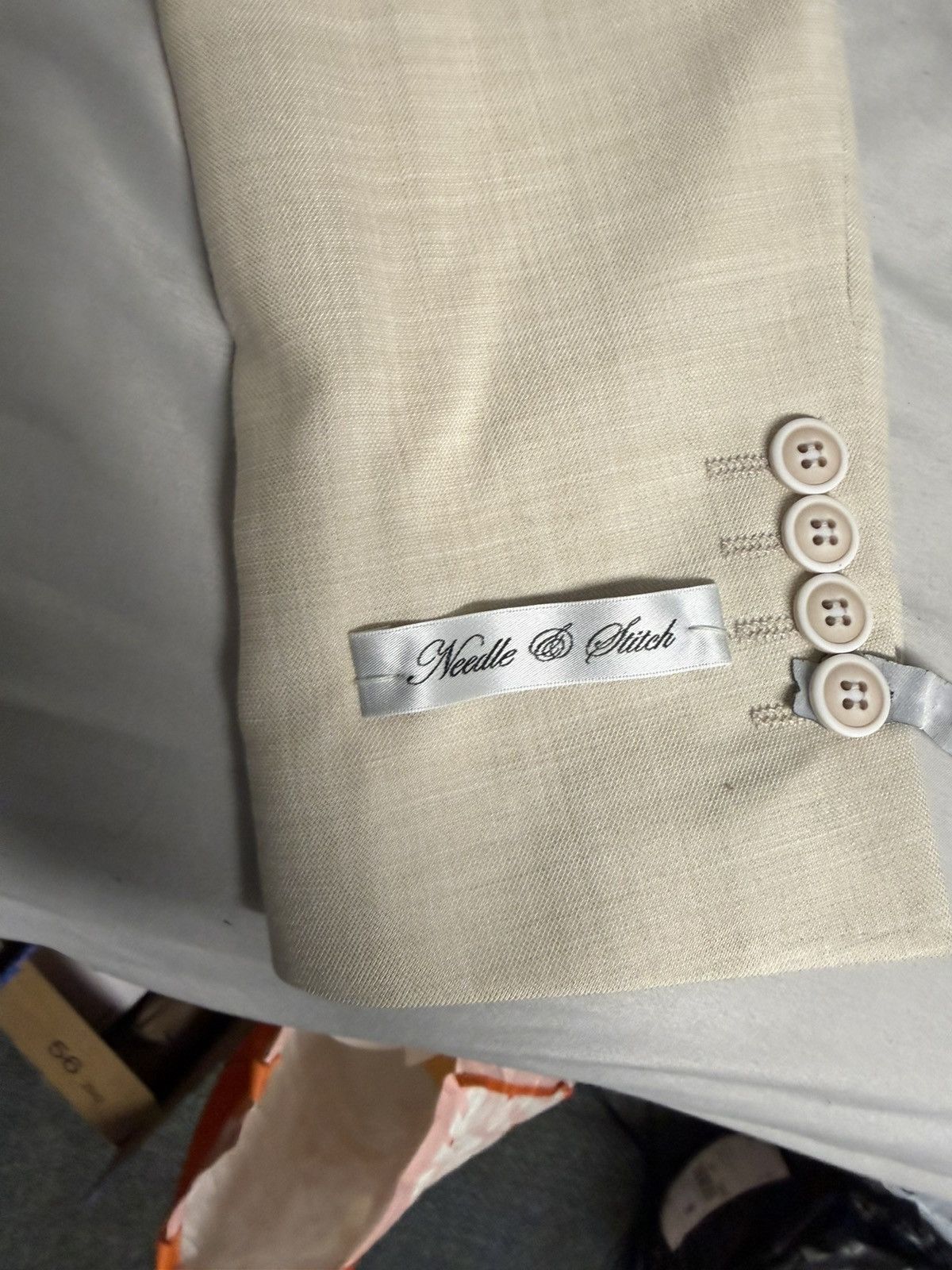 Other Full Suit Jacket With Pants Double Breasted Size 38R - 6 Thumbnail