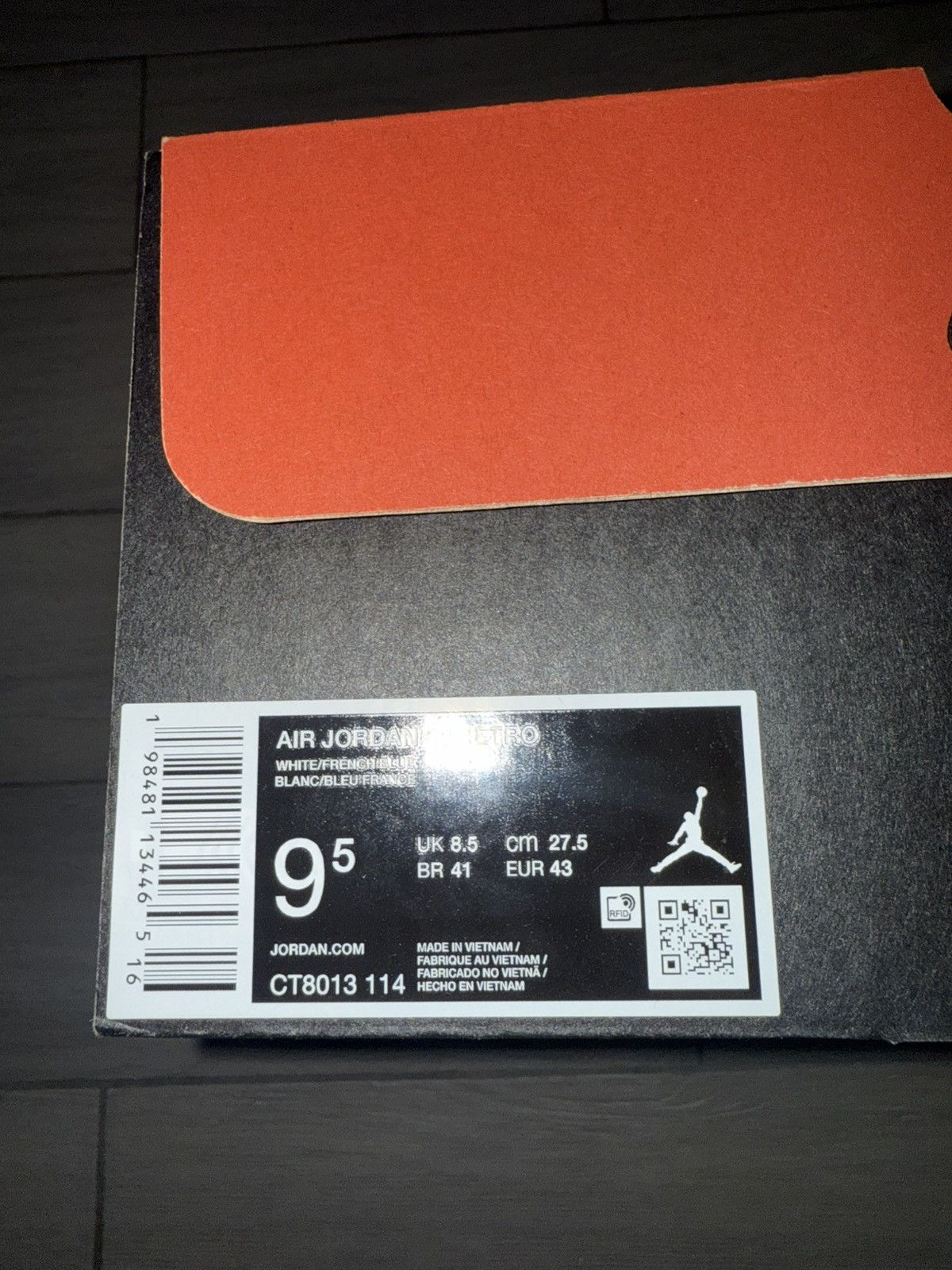 Jordan Brand Jordan 12 Retro French Blue Size US 9.5 / EU 42-43 - 9 Thumbnail