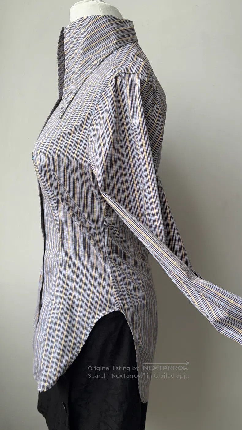 Vivienne Westwood Vivienne Westwood Rare 90s Pointed Collar Shirt Size S / US 4 / IT 40 - 6 Thumbnail
