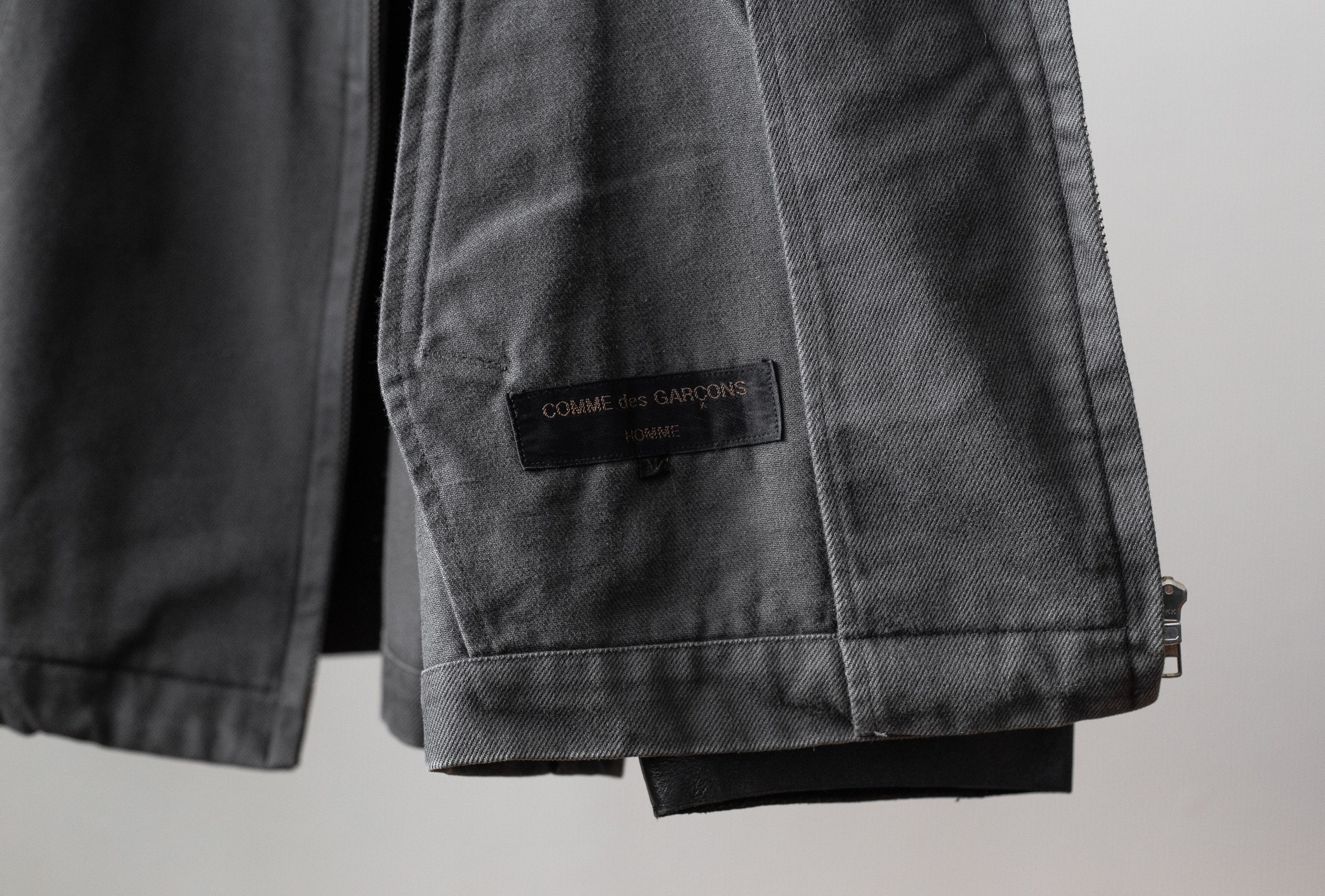 Comme des Garcons Homme leather sleeves jacket Size US M / EU 48-50 / 2 - 6 Thumbnail