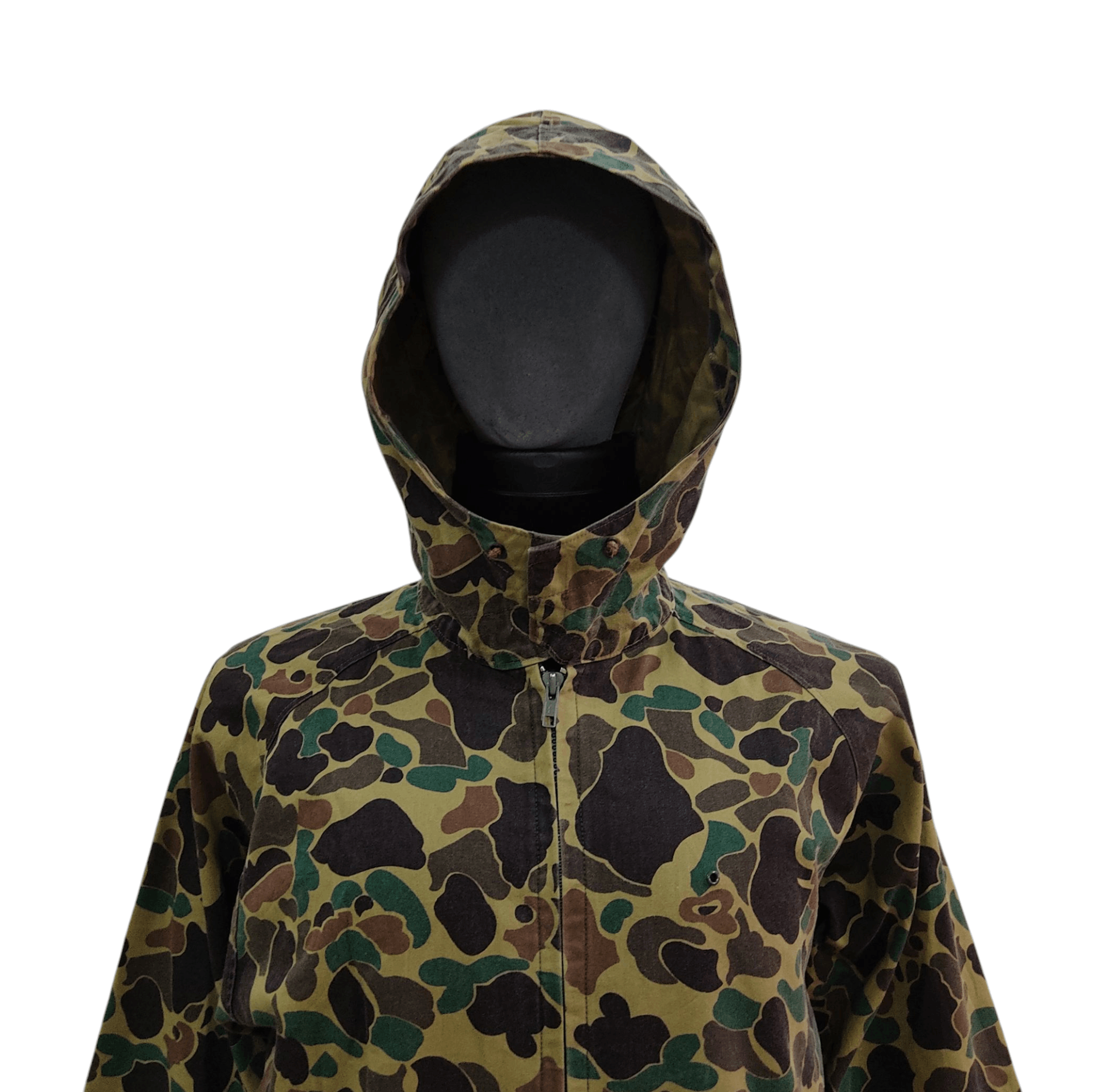 Japanese Brand Vintage Japanese Camo Hunting Hooded Jacket Size US M / EU 48-50 / 2 - 3 Thumbnail