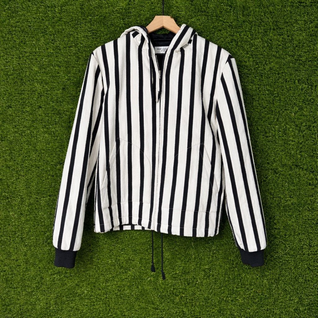 Saint Laurent Paris Saint Laurent Paris “Teddy Baja” striped hoodie Size US M / EU 48-50 / 2 - 1 Thumbnail