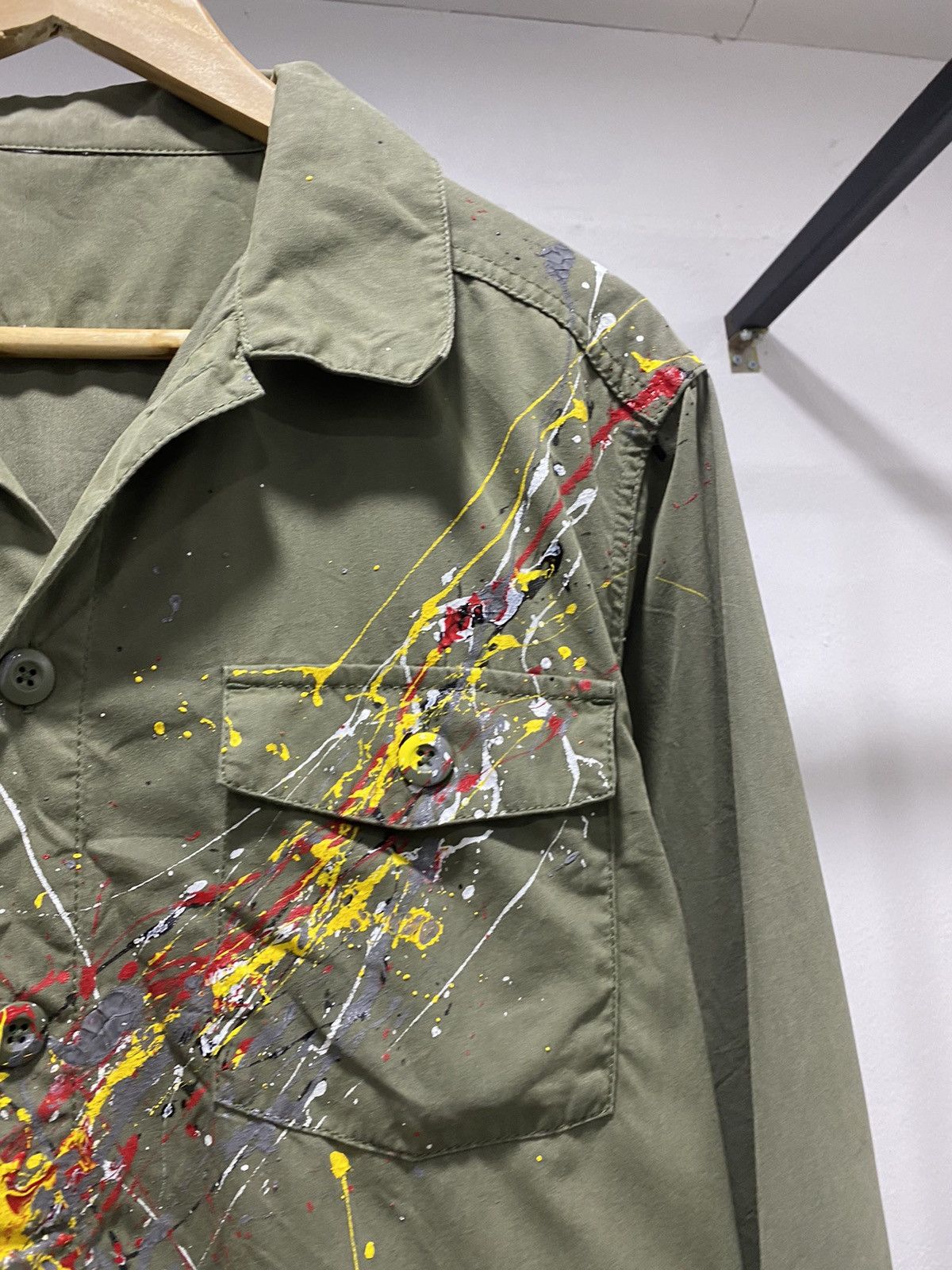 Other Sick☠️ Paint Splatter Military Shirt Army Lgb Hysteric Size US M / EU 48-50 / 2 - 6 Thumbnail