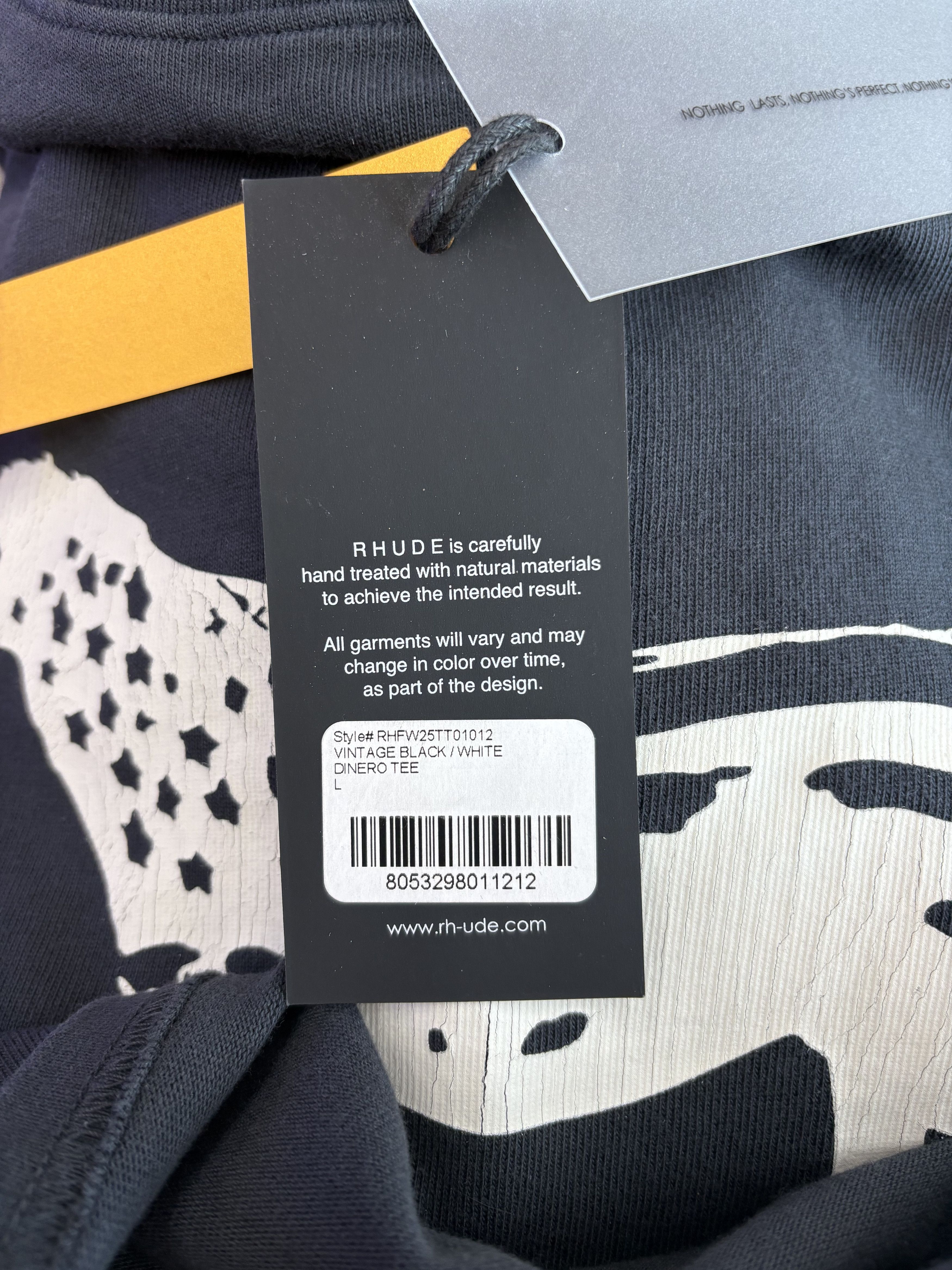 Rhude Rhude "Dinero" Tee Size US L / EU 52-54 / 3 - 6 Thumbnail