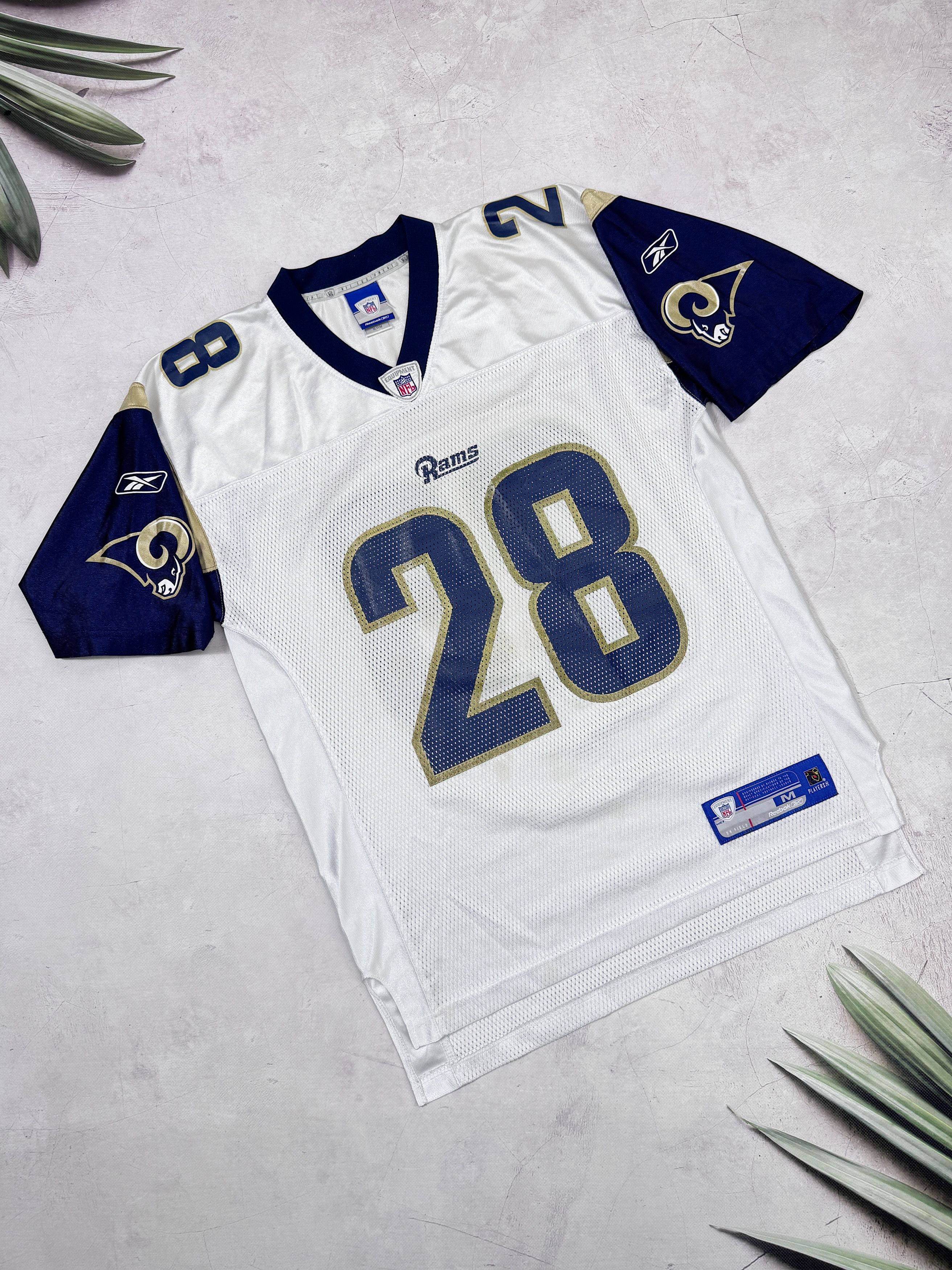 NFL Y2K Los Angeles Rams NFL Jersey #28 FAULK by Reebok Size US L / EU 52-54 / 3 - 2 Thumbnail