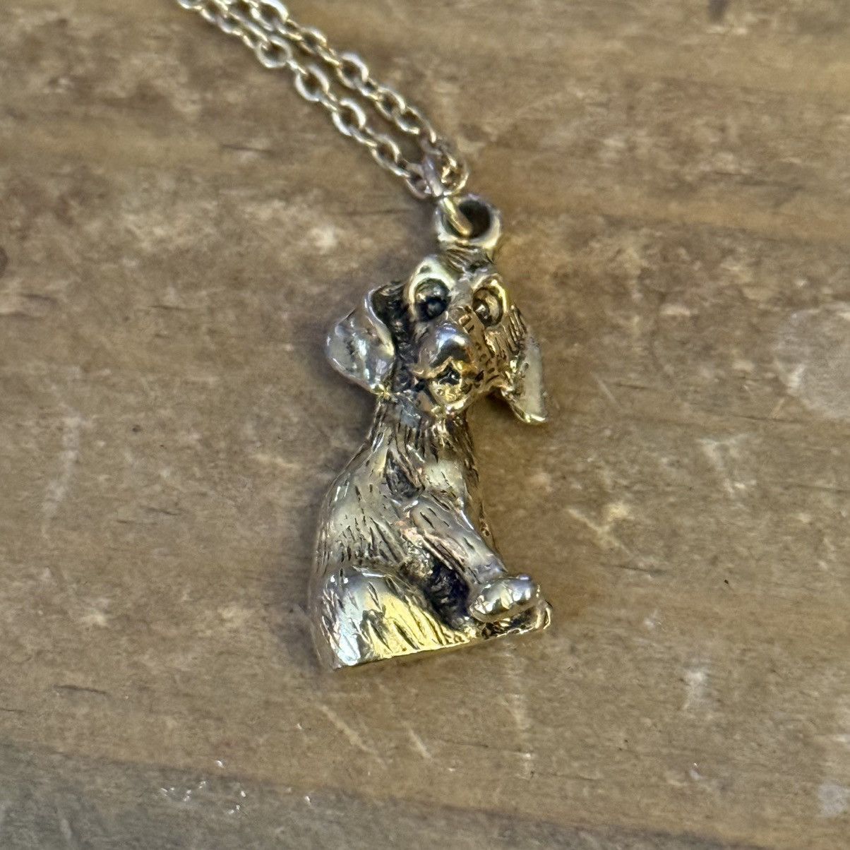 Other Gold tone Hound dog pendant necklace Size ONE SIZE - 4 Thumbnail