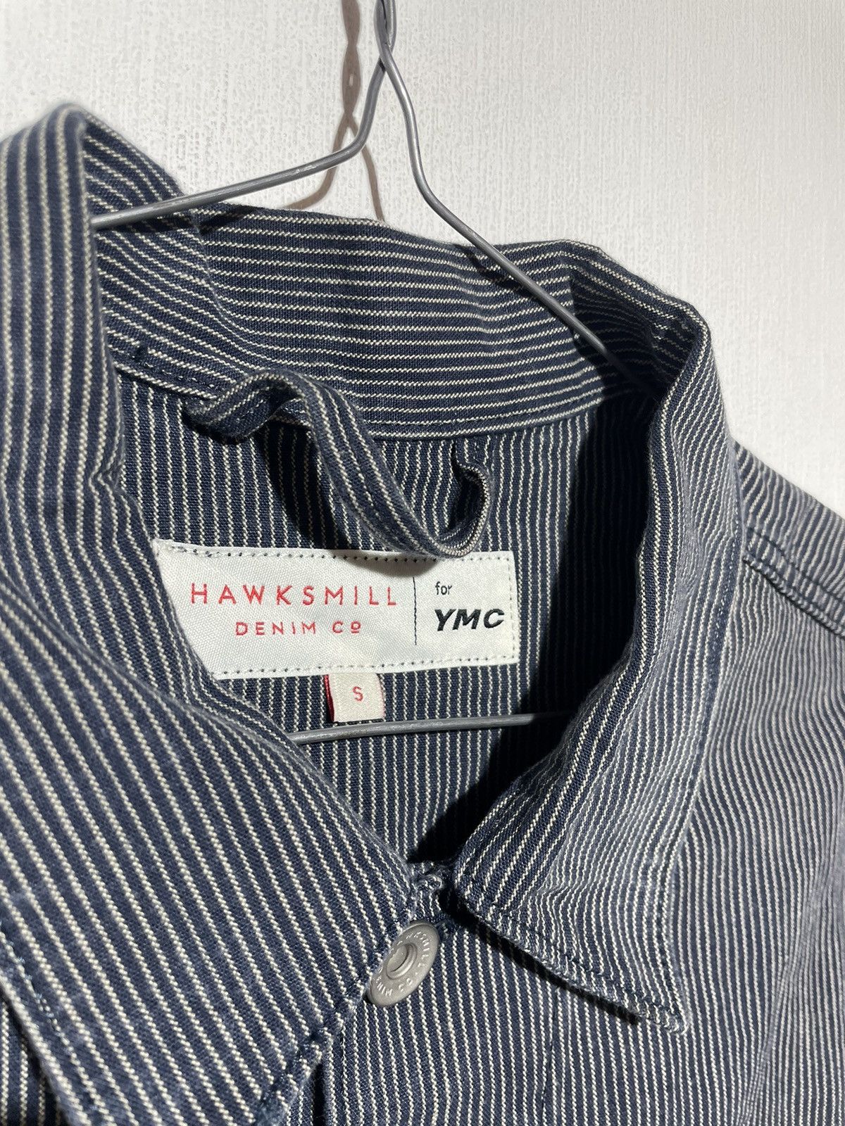 Hawksmill & YMC MK2 Japanese Selvedge Stripe Jacket Denim