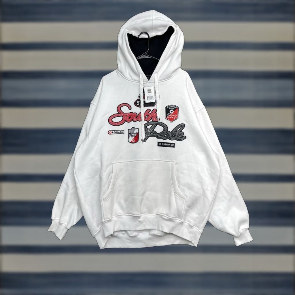 Southpole VINTAGE Southpole Hoodie Mens XL Hexagon Pullover Streetwear Hip Hop y2k Deadstock NWT Size US XL / EU 56 / 4 - 1 Thumbnail