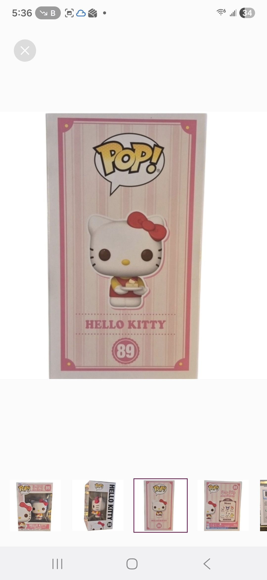 Other Funko × Hello Kitty & Friends POP Vinyl Figure Size ONE SIZE - 3 Thumbnail