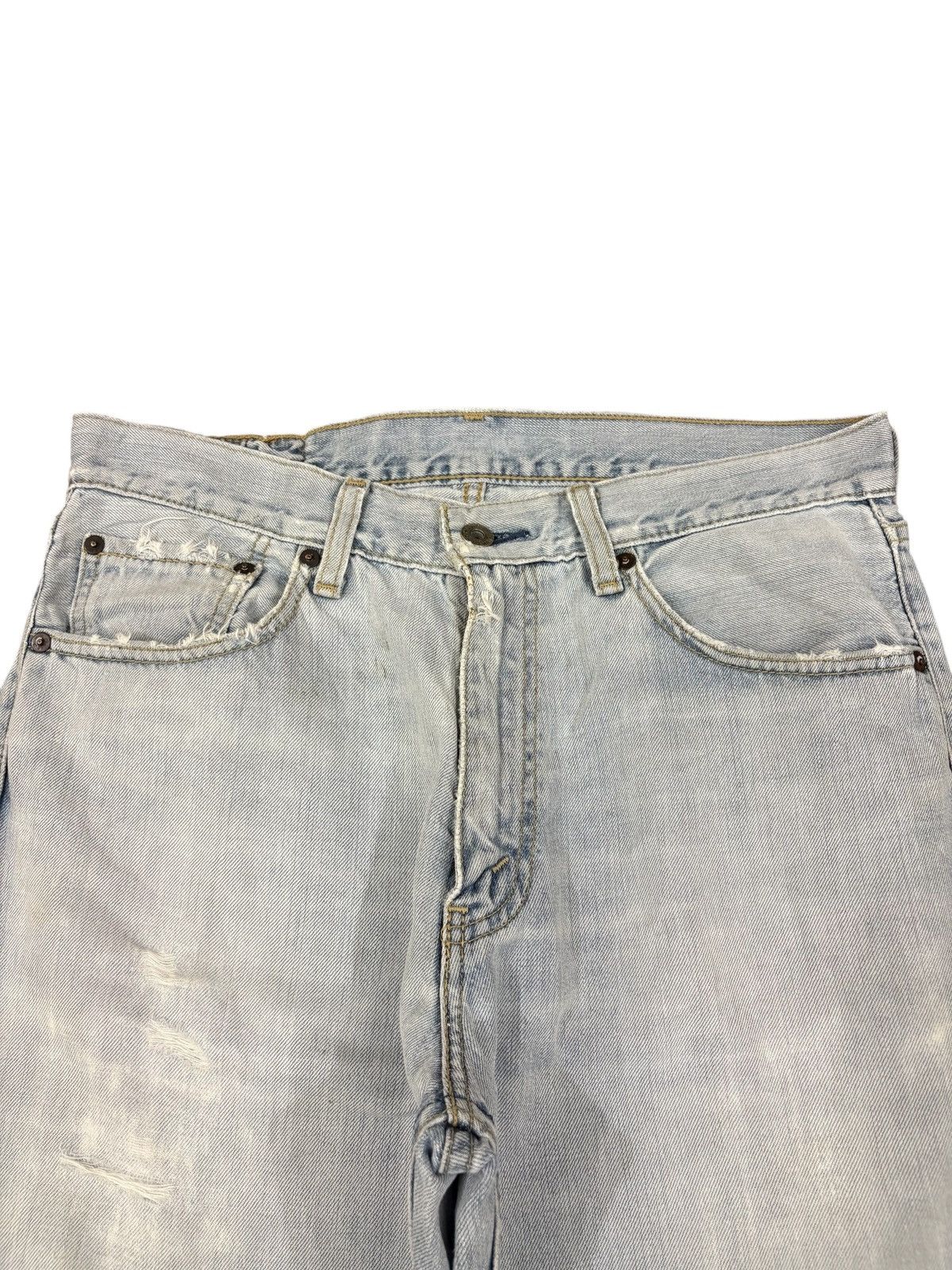 Levi's Vintage 90s Levi’s 502 Distressed Baggy Jeans Size US 32 / EU 48 - 4 Thumbnail
