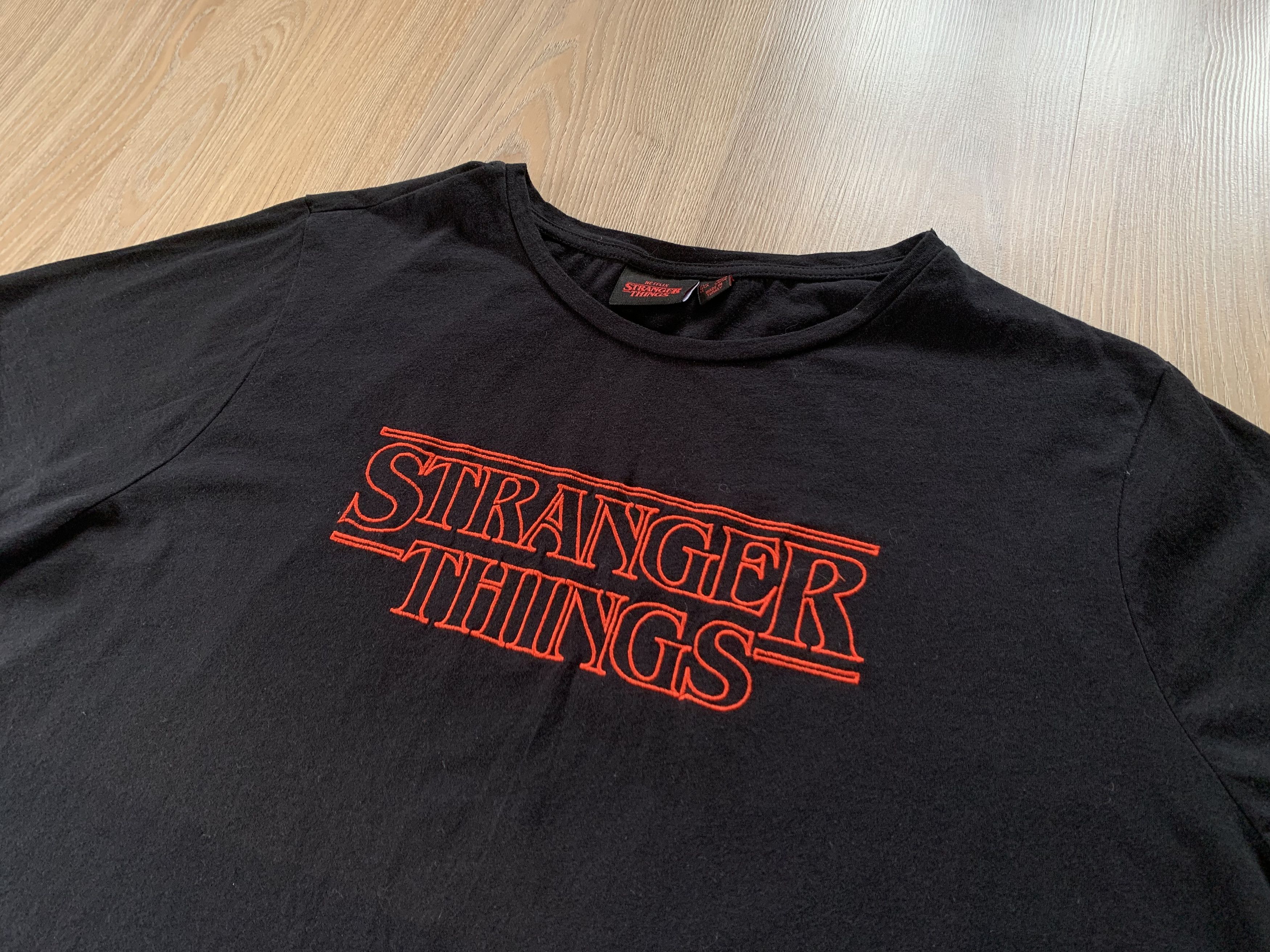 Other Stranger Things Black Printed T Shirt Size US XXL / EU 58 / 5 - 4 Thumbnail