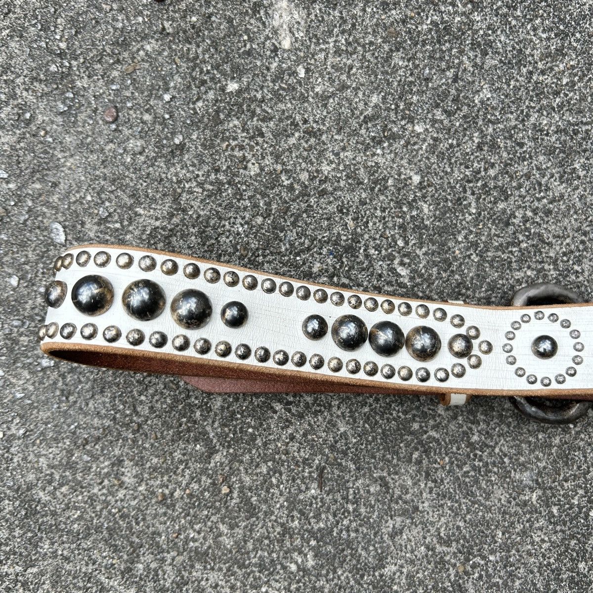 Vintage Vintage studded leather belt (Kapital Style) Size ONE SIZE - 8 Thumbnail