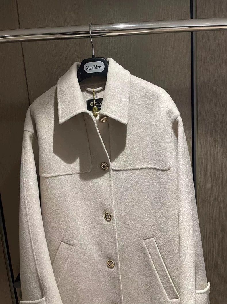 Loro Piana LORO PIANA Shape pleated pure cashmere coat Size XS / US 0-2 / IT 36-38 - 3 Thumbnail