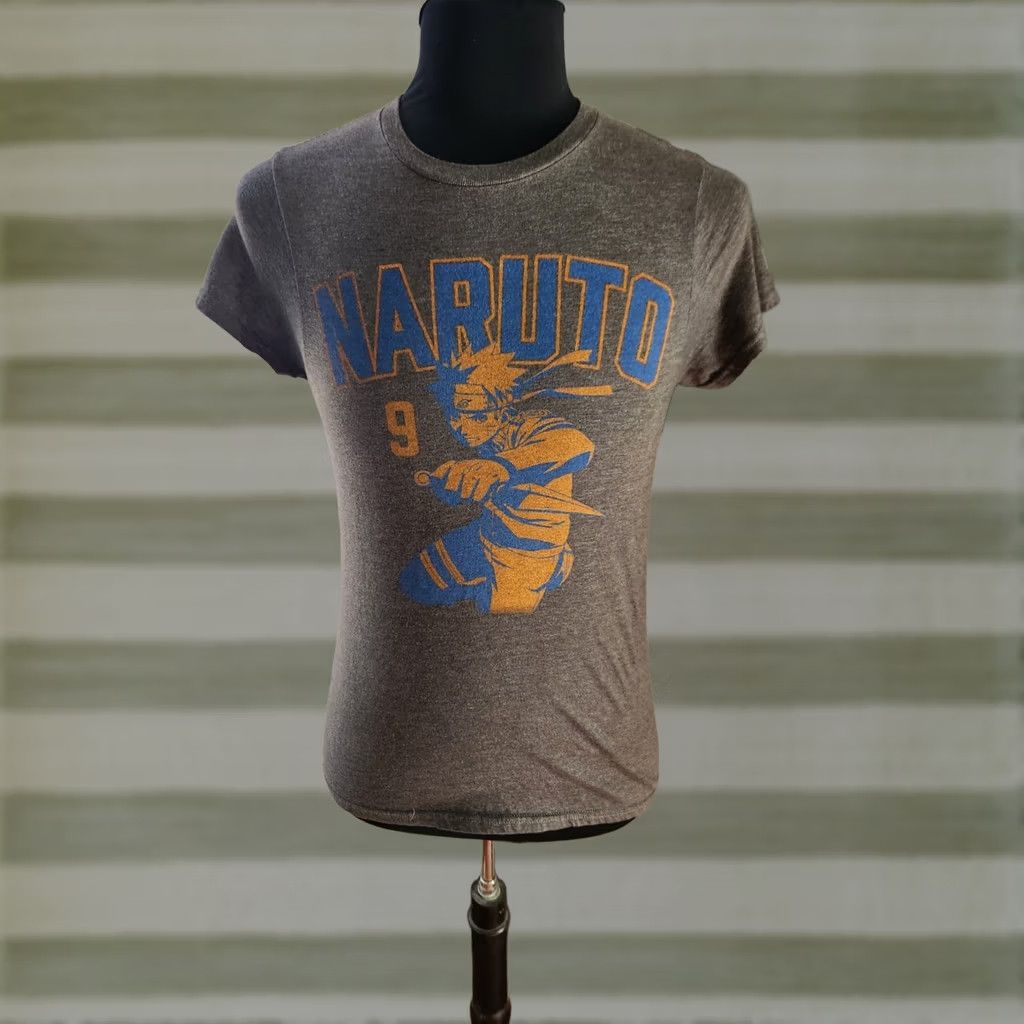 Vintage Naruto Shirt Men's Small Gray Cotton Blend Short Sleeve Crew Neck T-Shirt Size US S / EU 44-46 / 1 - 1 Thumbnail