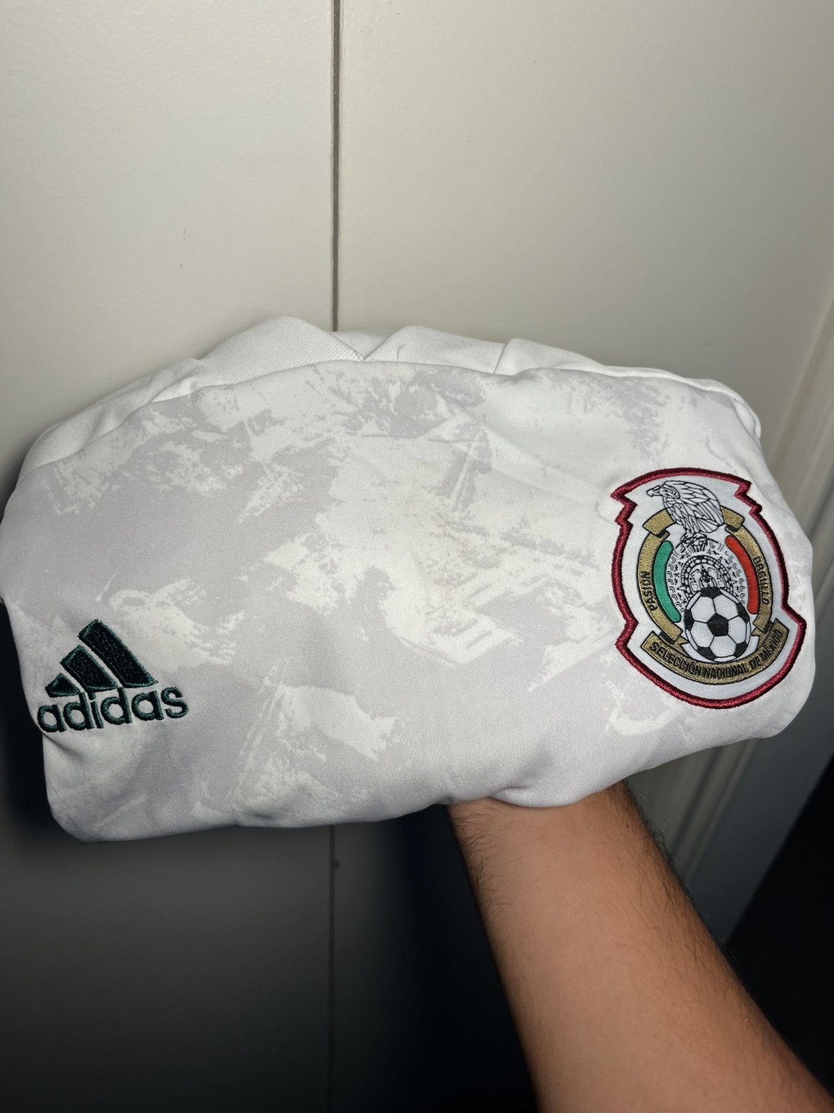 Adidas Adidas Mexico Heat Dry Soccer Jersey 2020 White SZ L Size US L / EU 52-54 / 3 - 1 Thumbnail