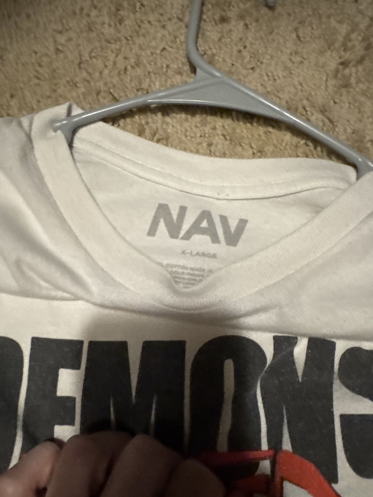 Vlone Vlone Demons protected by angels t shirt Size US XL / EU 56 / 4 - 1 Thumbnail