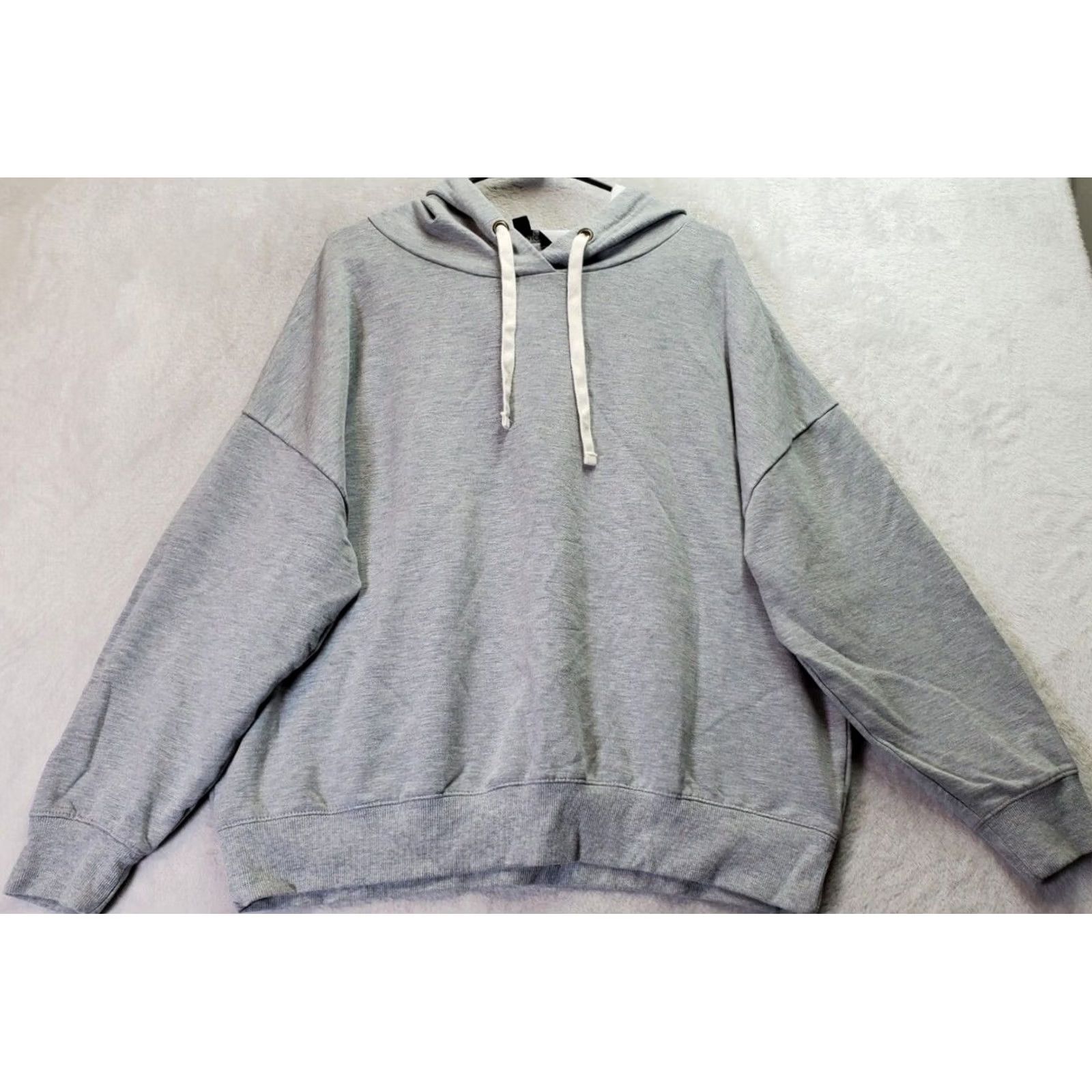 Buffalo David Bitton Buffalo Hoodie Womens XL Gray Viscose Long Sleeve Hooded Drawstring Size XL / US 12-14 / IT 48-50 - 2 Thumbnail