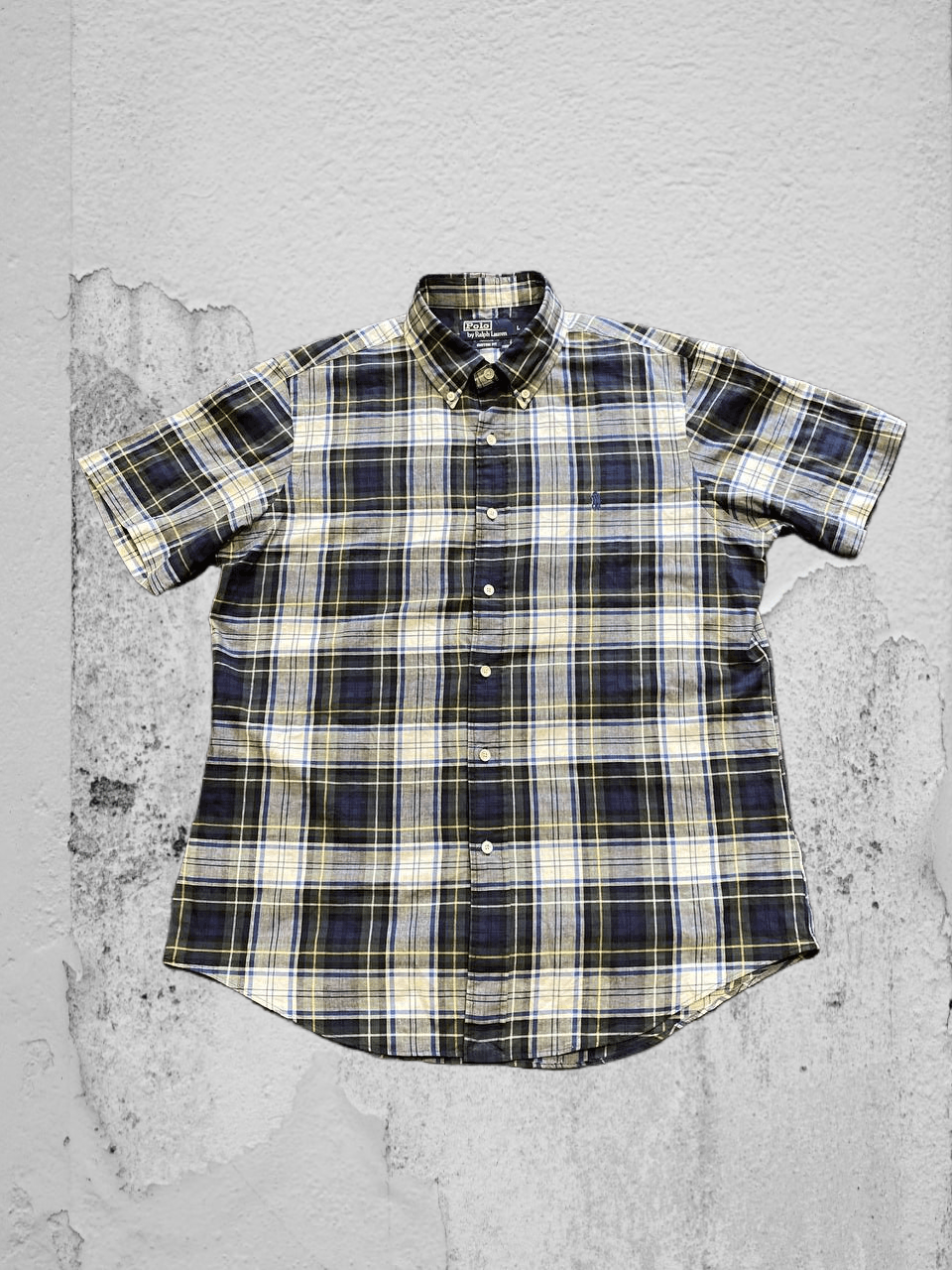 Polo Ralph Lauren POLO RALPH LAUREN Button Down Shirt SHORT Sleeve Plaid Size US L / EU 52-54 / 3 - 1 Thumbnail