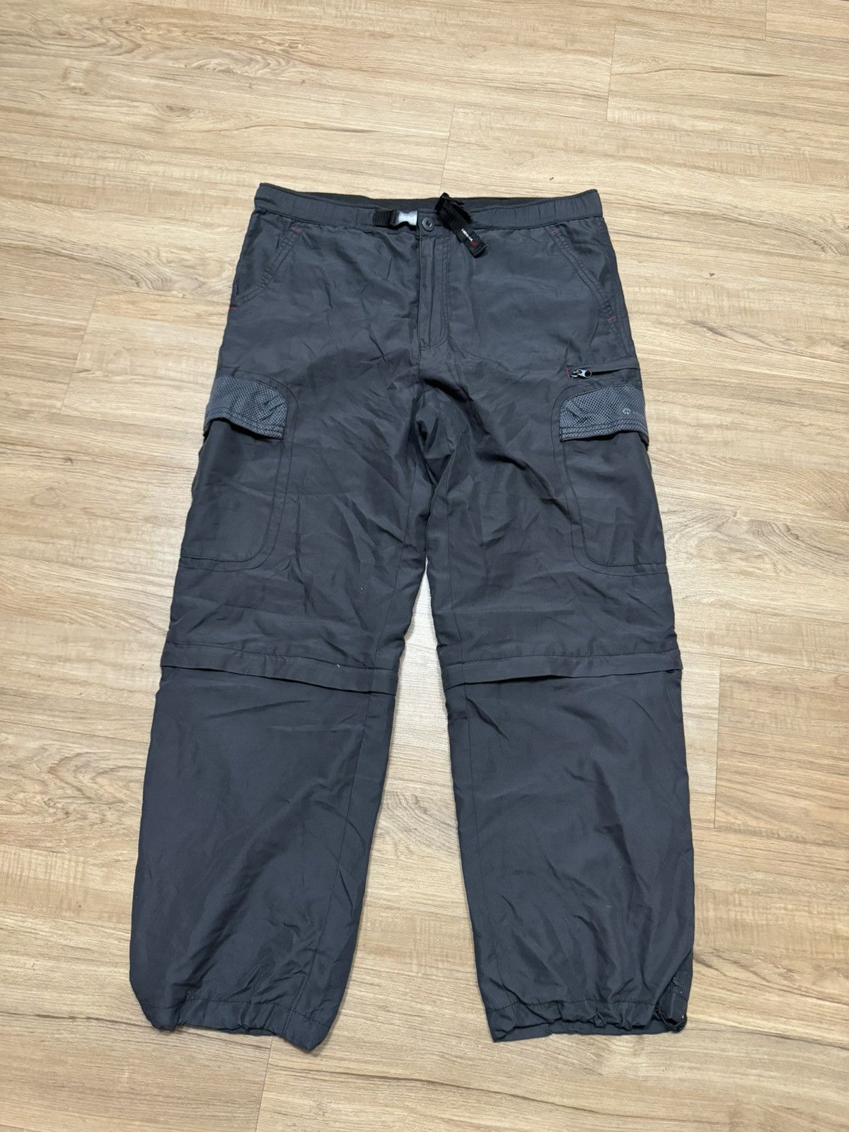 image of Vintage Airwalk Two Ways Cargo Pants in Grey, Men's (Size 37)