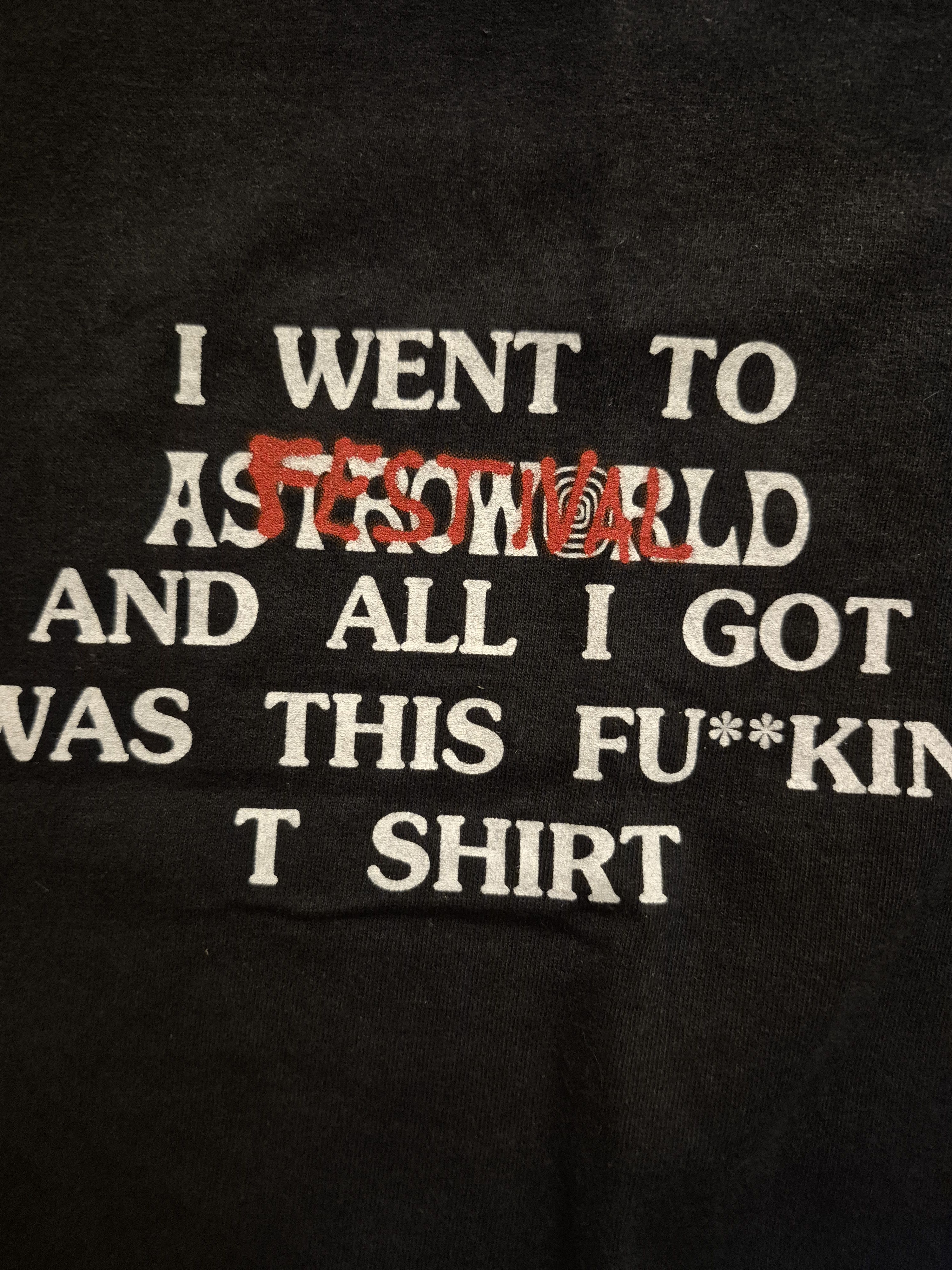 Travis Scott Travis Scott AstroWorld Tee Shirt Size Small Size US S / EU 44-46 / 1 - 2 Thumbnail