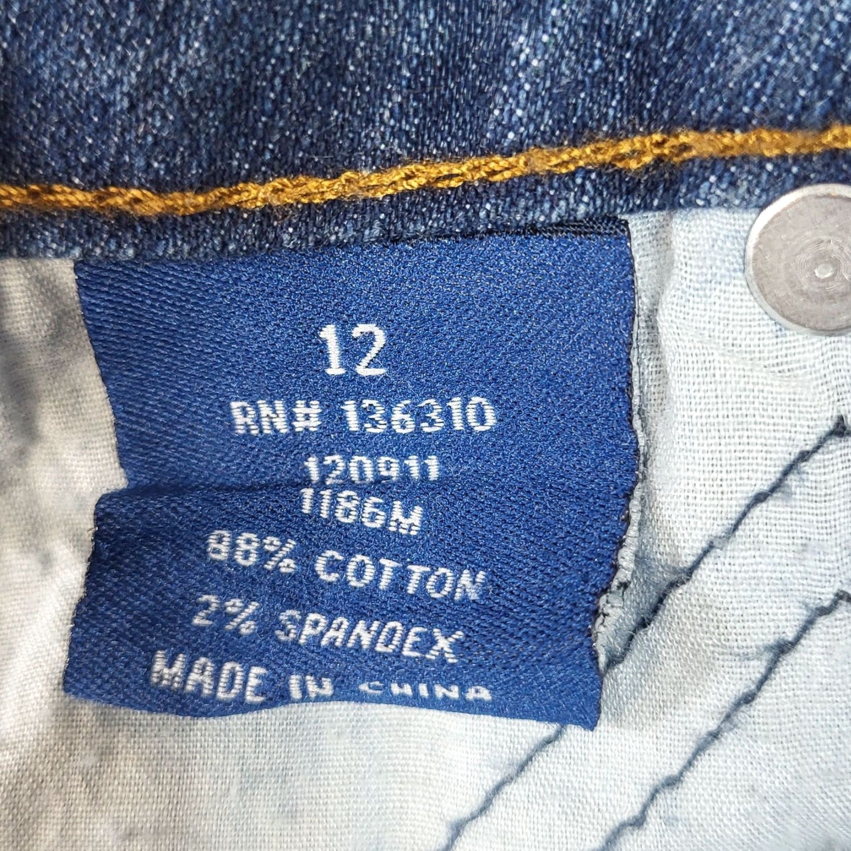 Vintage **Womens Blue Jeanerosity Size 12 Bootcut Stretch** User: **Blue Jeanerosity Womens Size 12 Bootcut Stretch** Size 34" / US 12 / IT 48 - 5 Thumbnail
