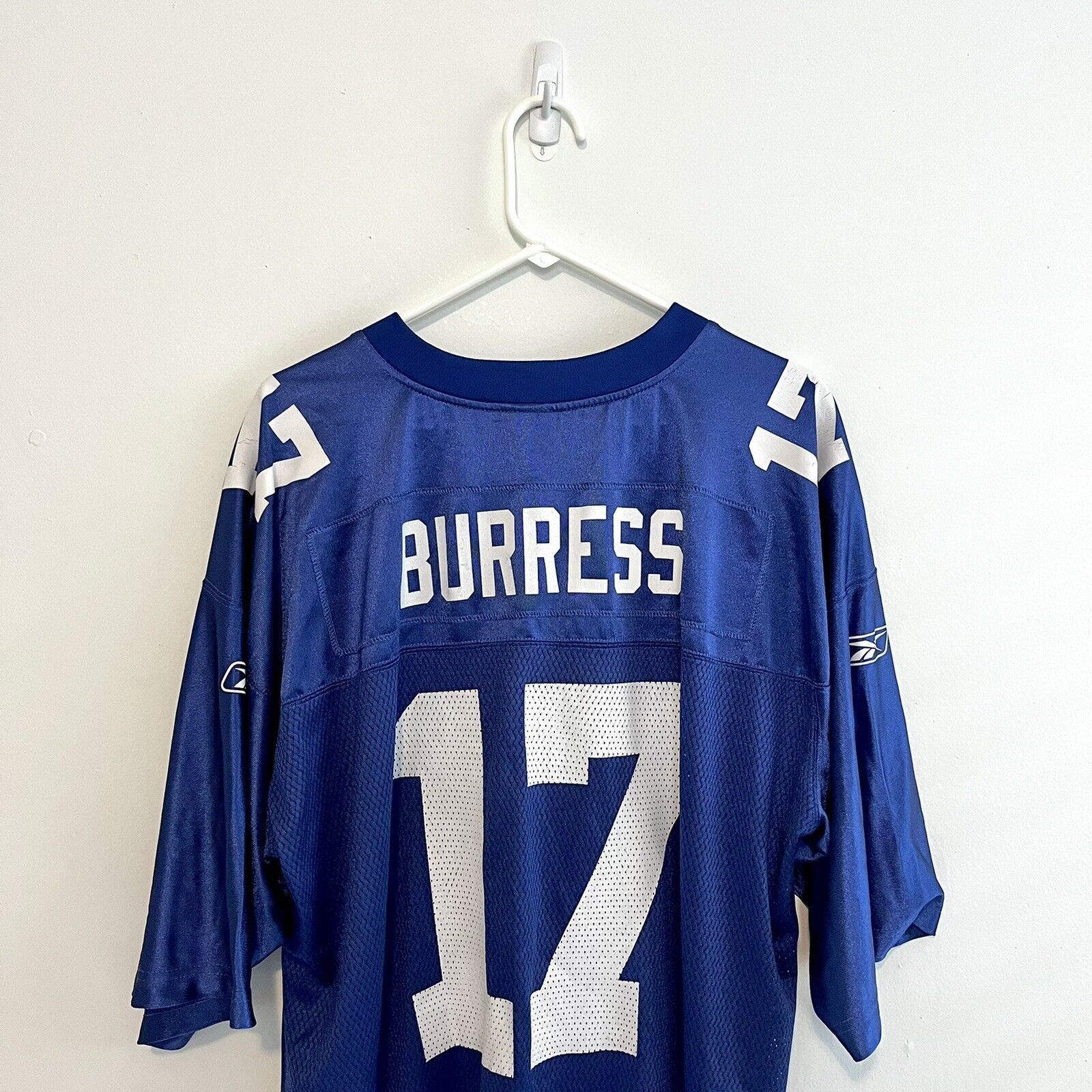 Reebok 2000s Reebok #17 Plaxico Burress NY Giants Y2K Sz 2XL Size US XXL / EU 58 / 5 - 2 Thumbnail